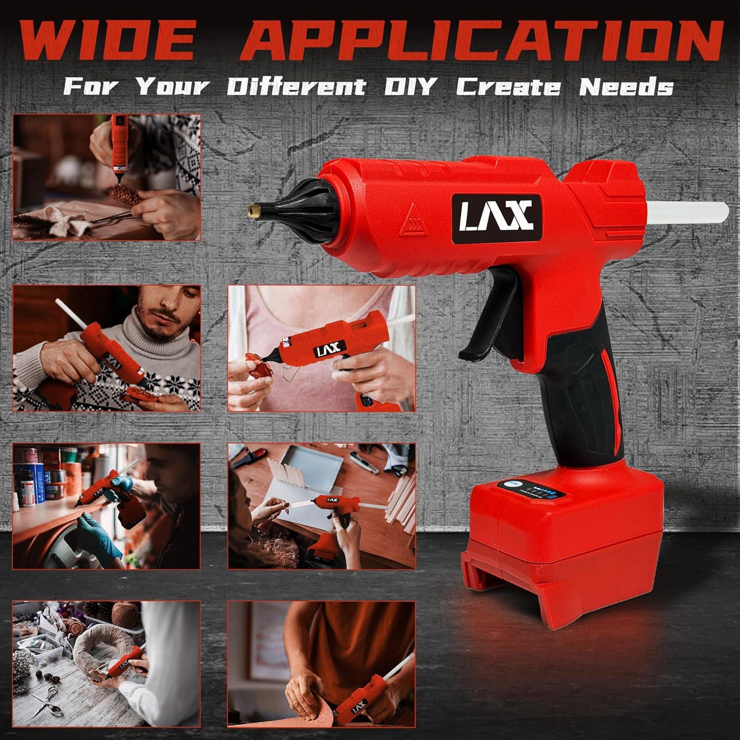 Pistola de Pegamento Caliente L1NXIXI 100W para Batería Milwaukee 18V