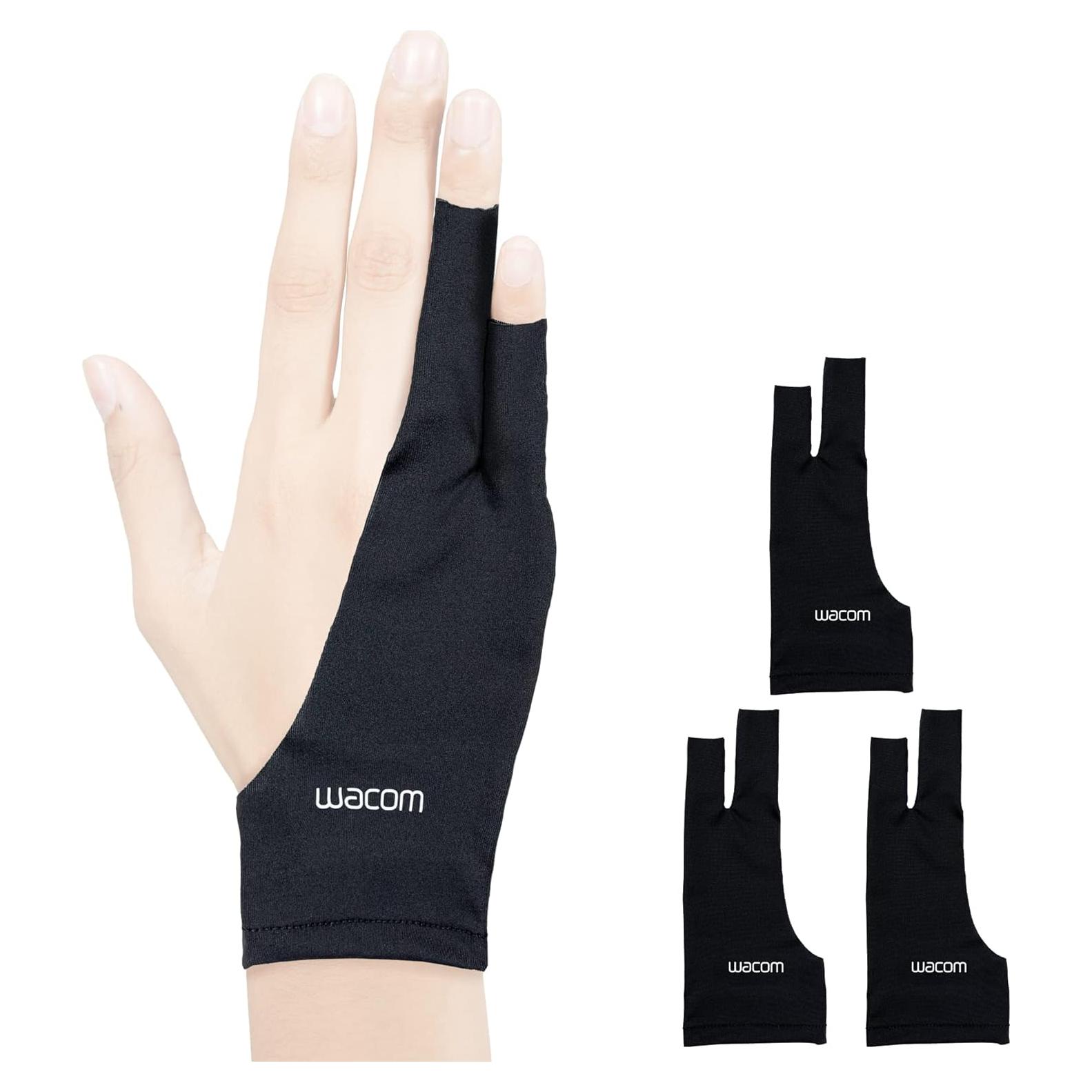 Guante de Dibujo Wacom Ecológico Talla Única Paquete de 3