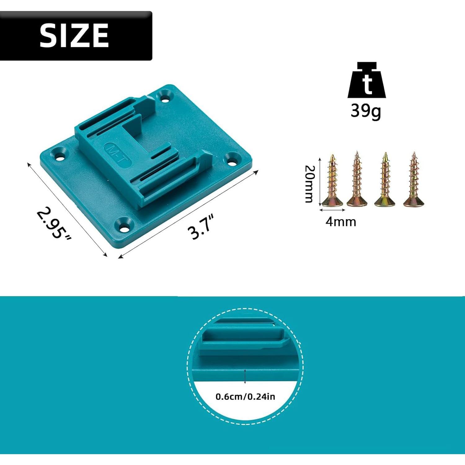 Soporte de Montaje para Taladro Crivnhar 18V - 10 Paquetes