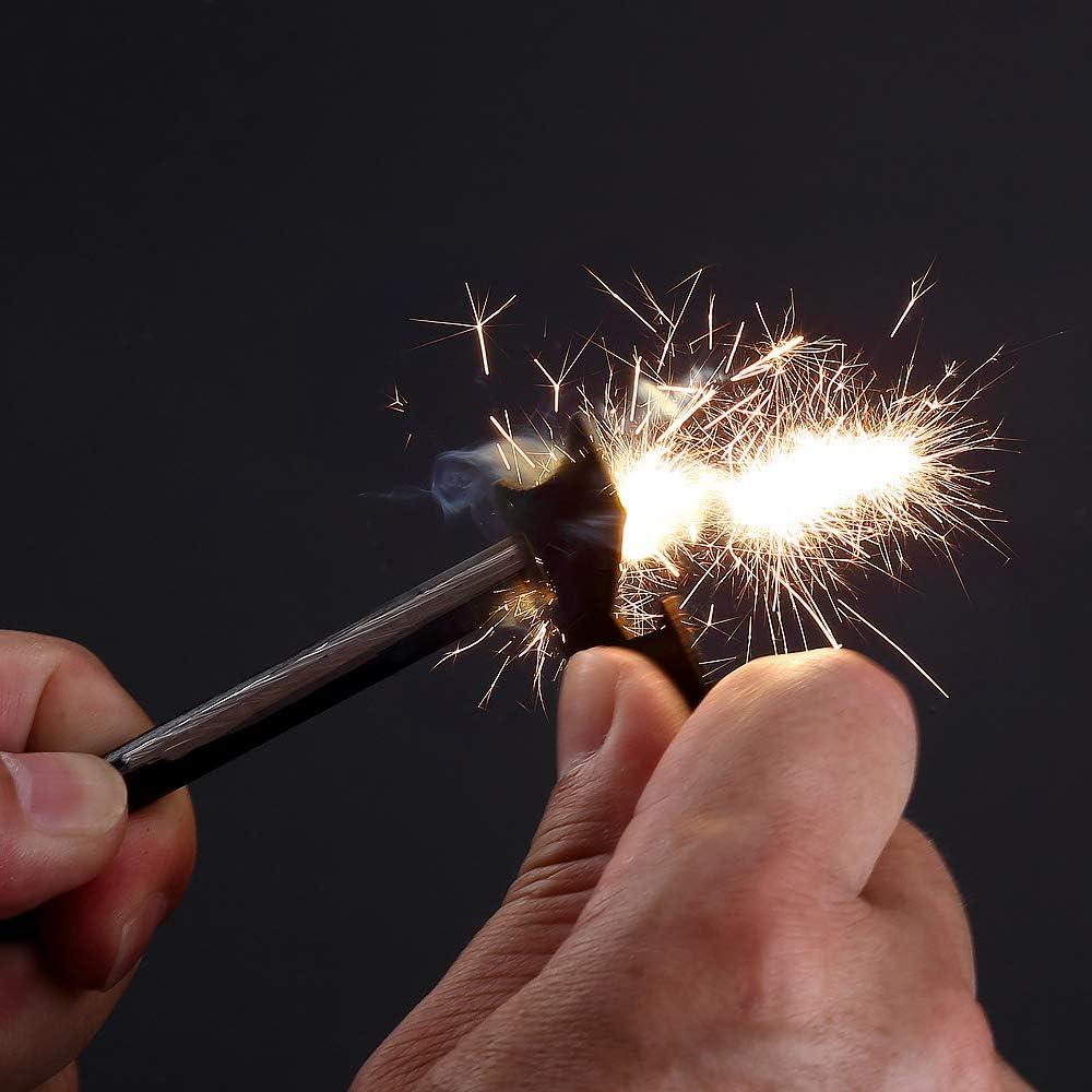 Encendedor de Fuego Compacto DOSMAMZ 2PCS EDC Camping