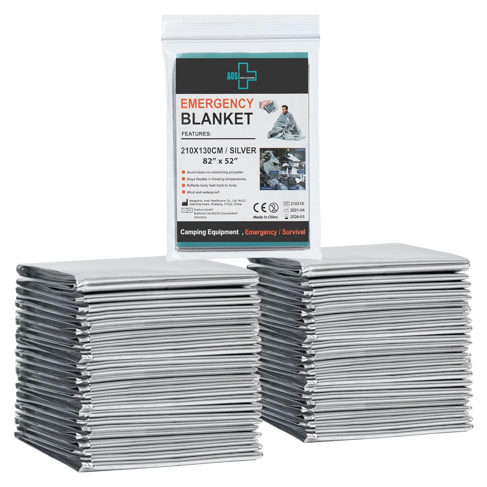 Manta de Emergencia General Medi - Paquete de 12, 210x130cm