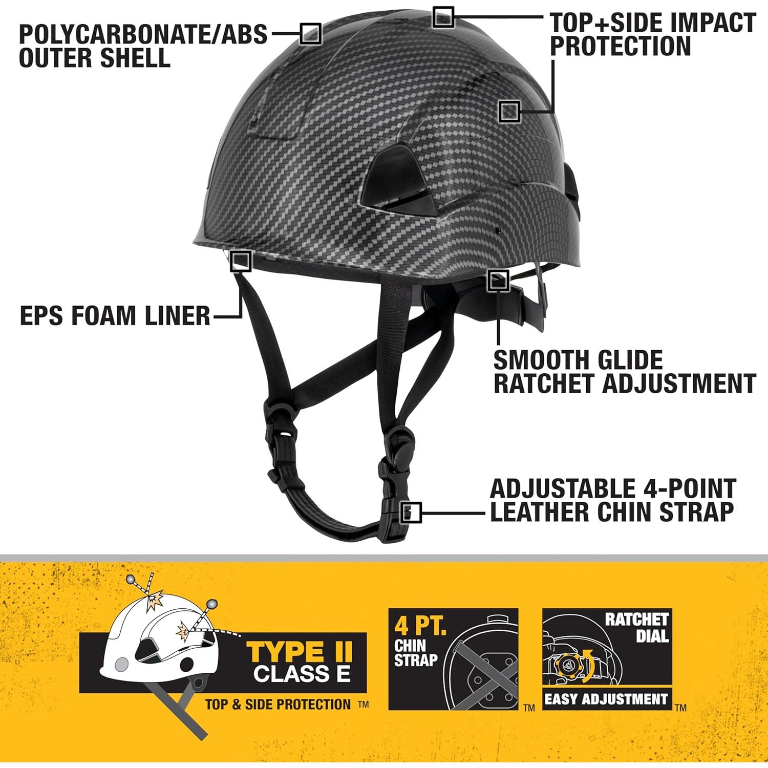 Casco de Seguridad DEWALT DPG22 Tipo II Clase E 4 Puntos Ajustable