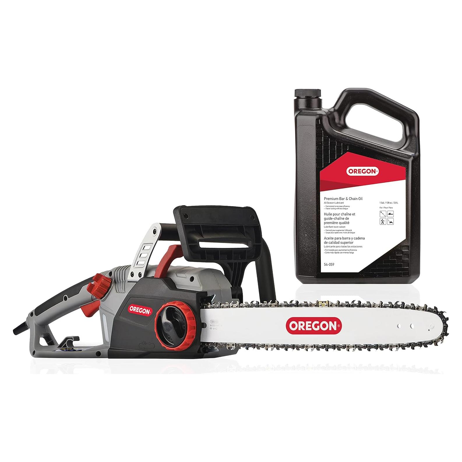 Motosierra eléctrica Oregon CS1500 15A 45cm + Aceite 1 gal