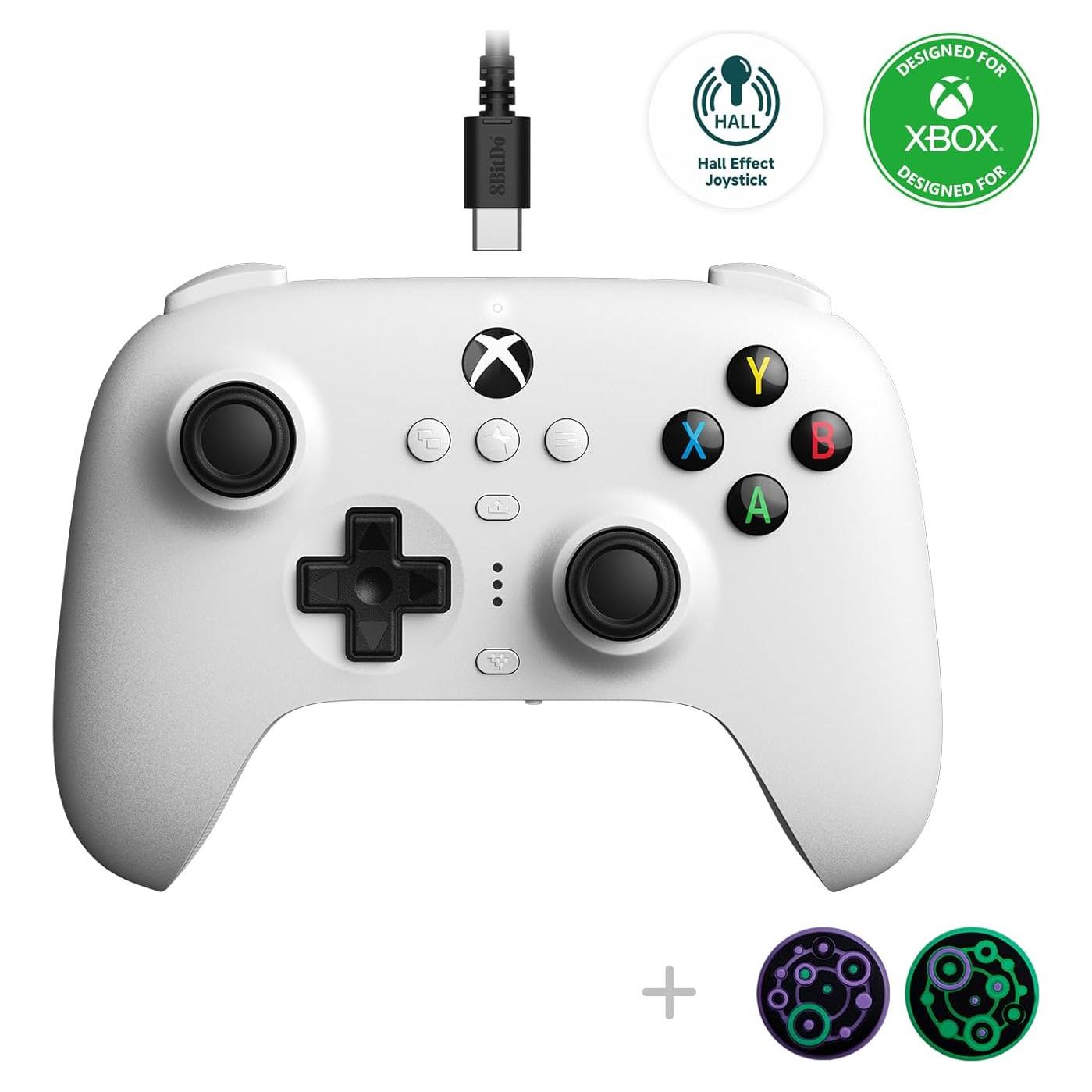 Controlador 8Bitdo Ultimate con Cable para Xbox y PC - Blanco