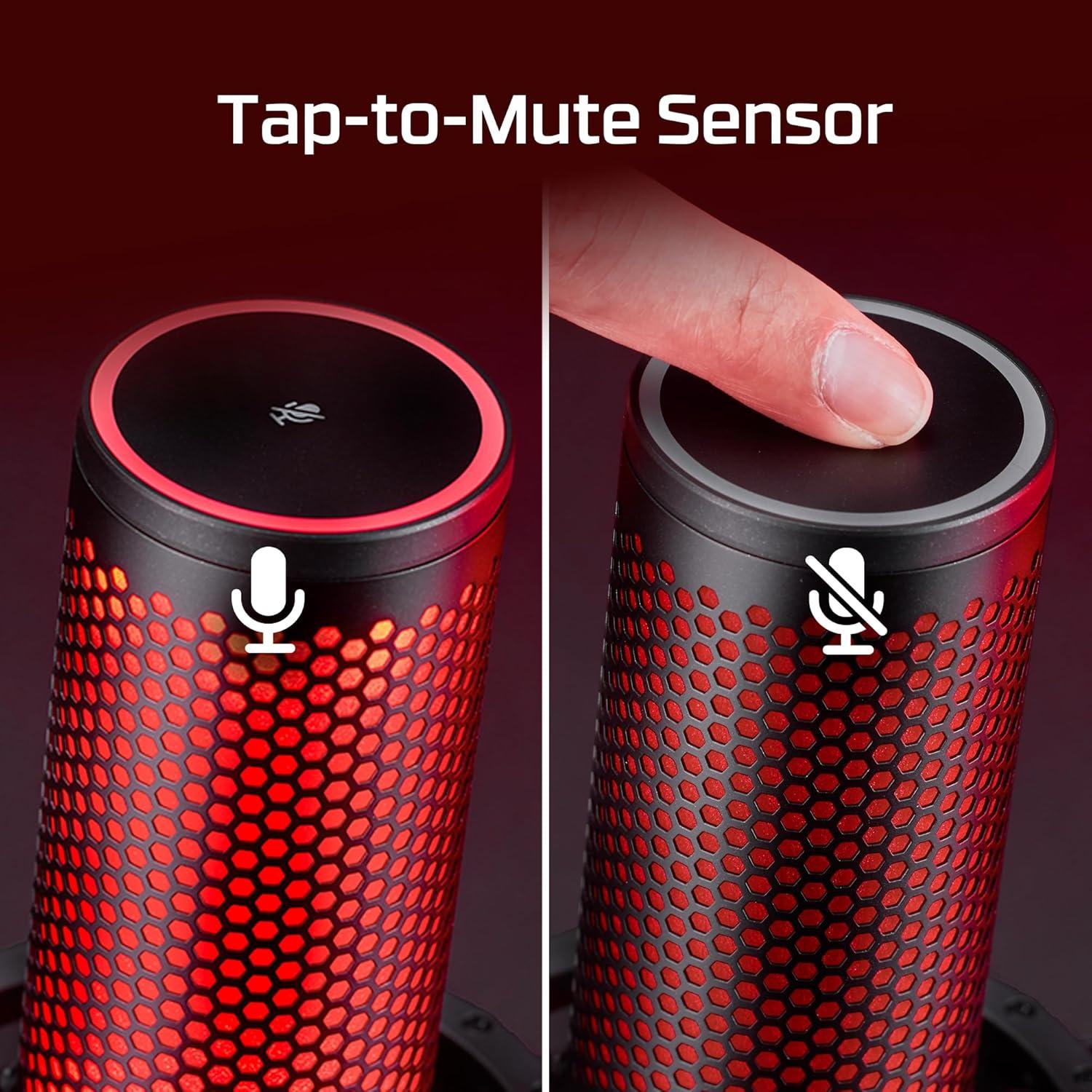 HyperX QuadCast 2 - Micrófono USB para Streaming y Podcasting