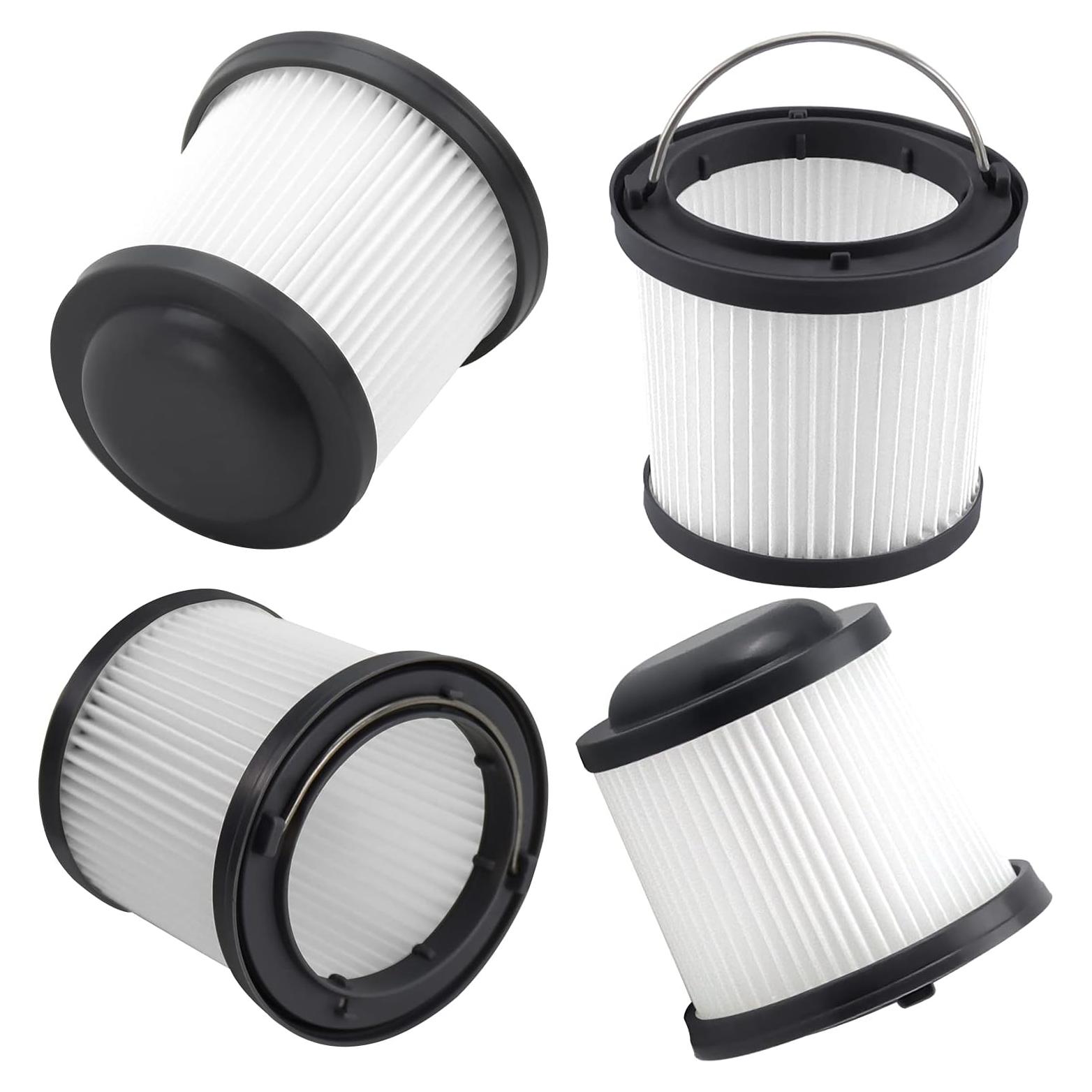 Paquete de 4 filtros de reemplazo Funmit PVF110 para aspiradoras Black & Decker