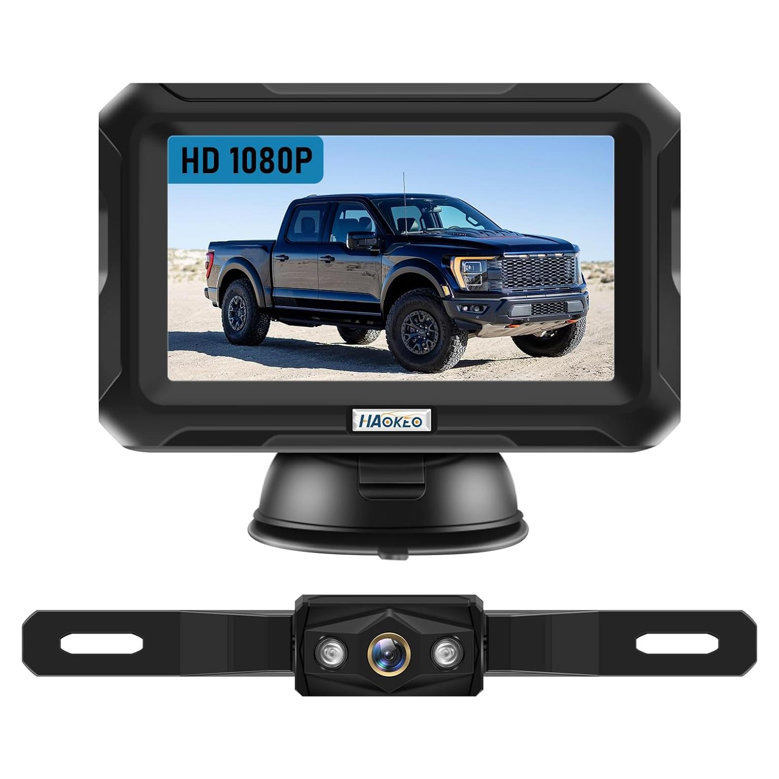 Cámara de Respaldo HaoKeo H4 HD 1080P Visión Nocturna