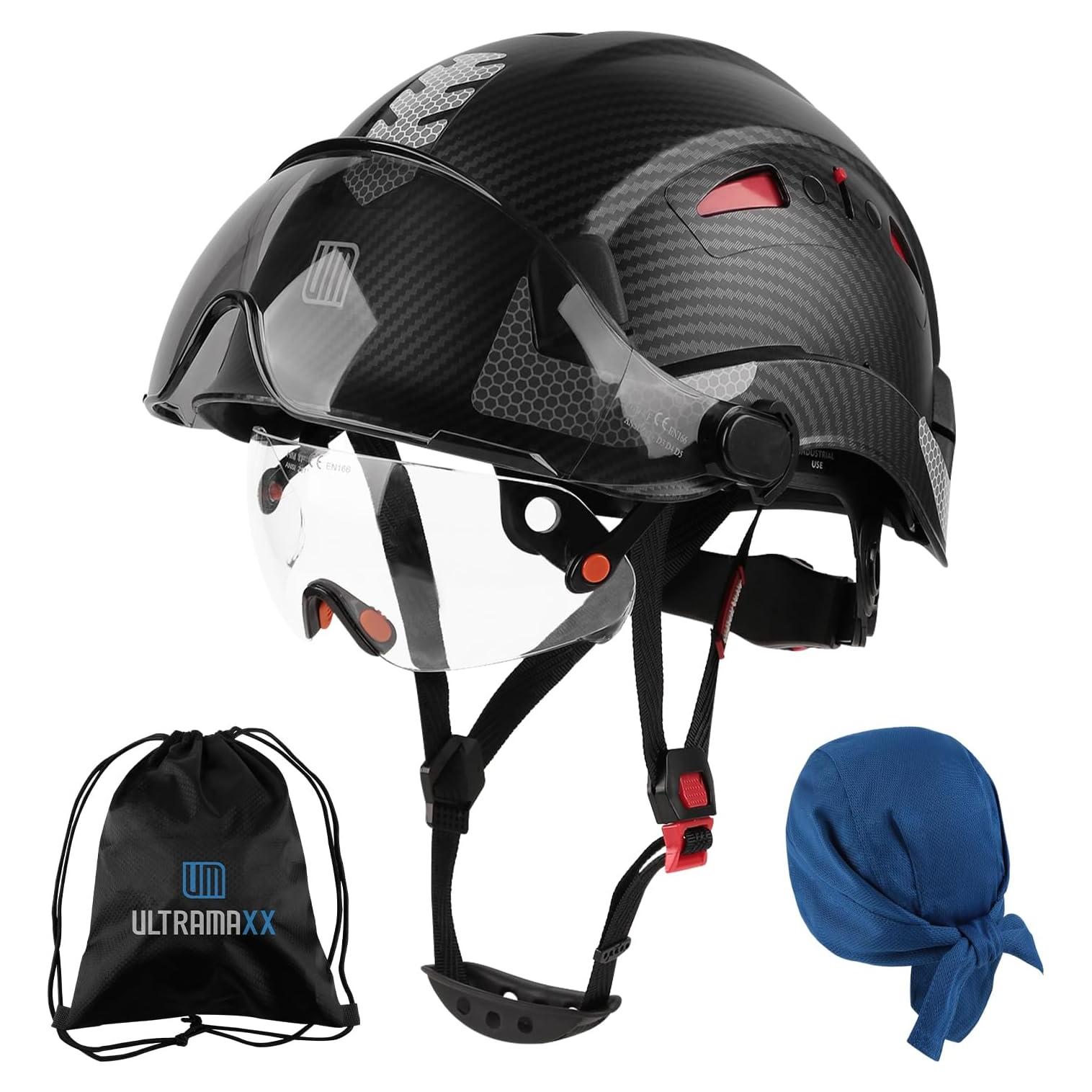 Casco de Seguridad UM ULTRAMAXX NZ-VOLTEK-TXW con Visera