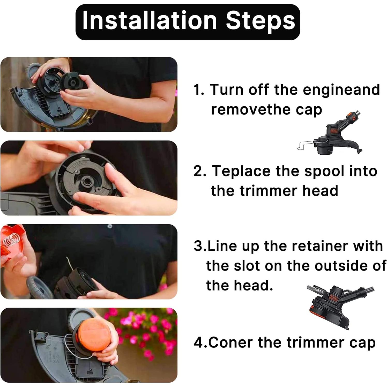 Cuerda AF-100 RISELION para Desmalezadora Black and Decker 9.14m