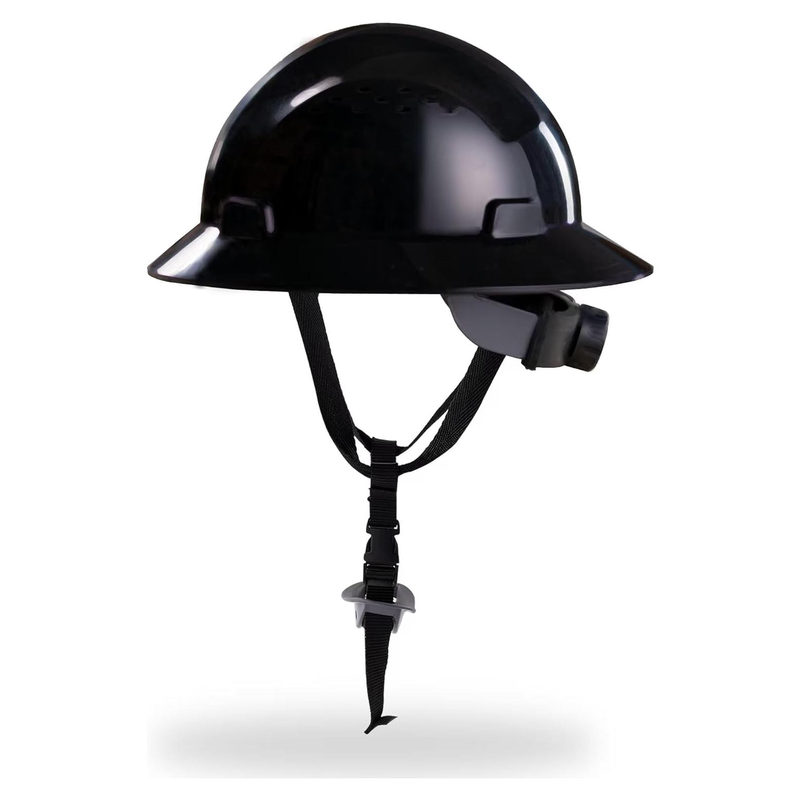 Casco de ala completa AnTools negro con ajuste 4 puntos