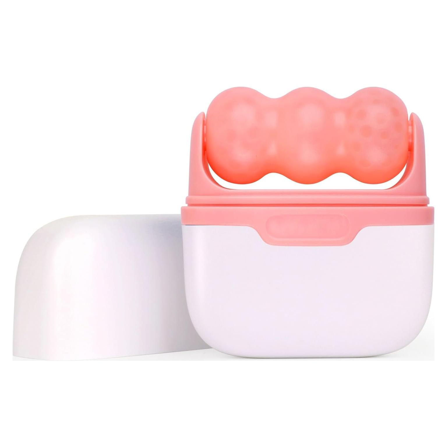 Rodillo de Hielo para Cara Fronnor Rosa Durazno 10cm