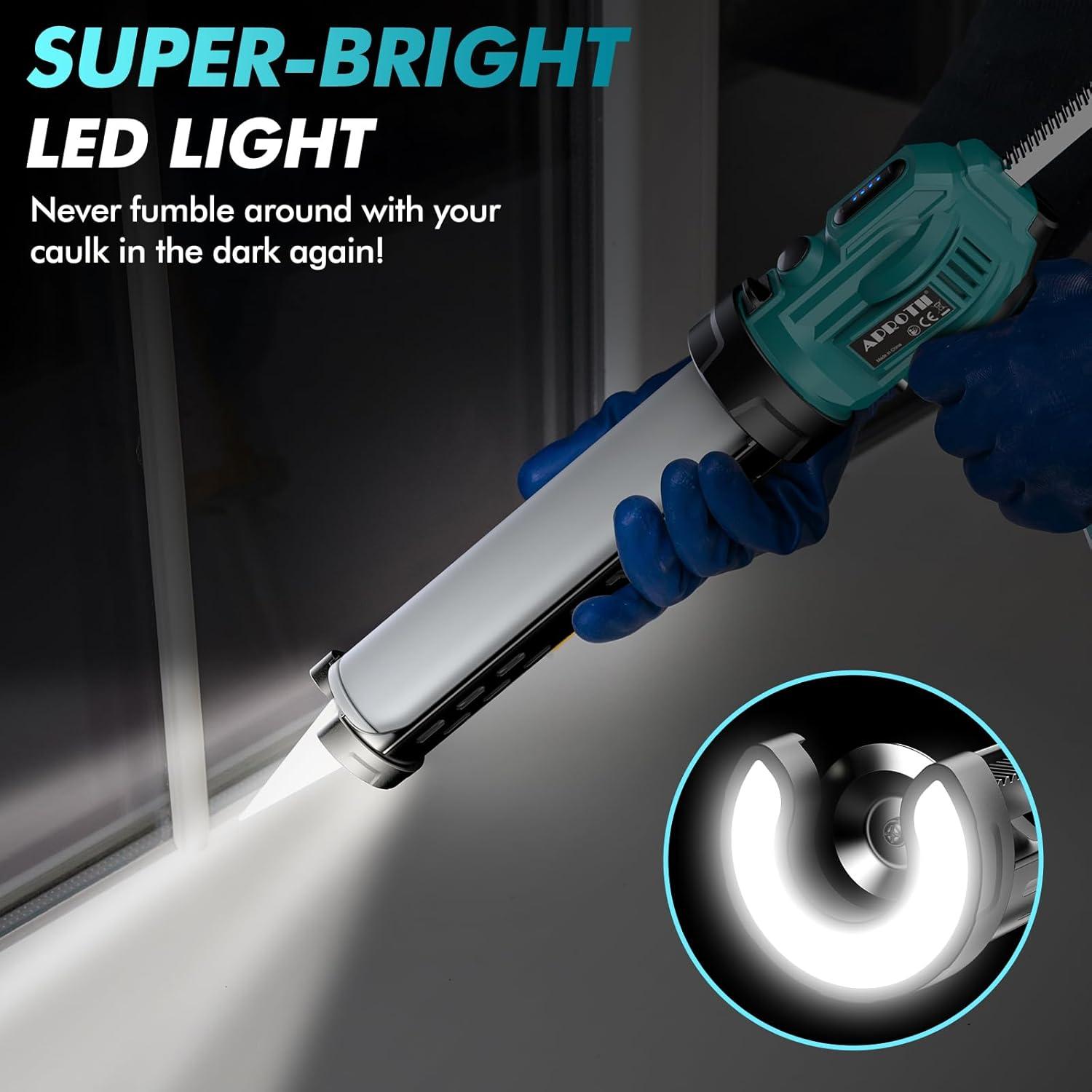 Pistola de Calafateo Eléctrica APROTII 10 oz Inalámbrica