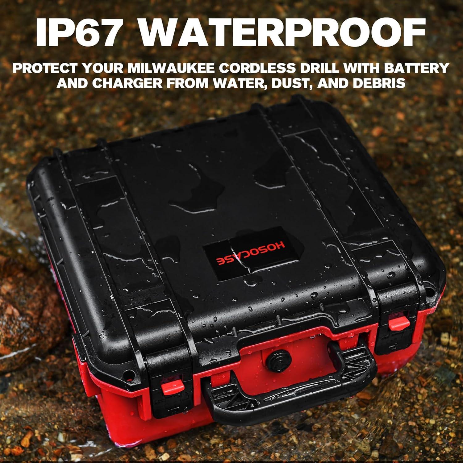 Estuche para Taladro Milwaukee M18 - Protección IP67 y Espacio Organizado