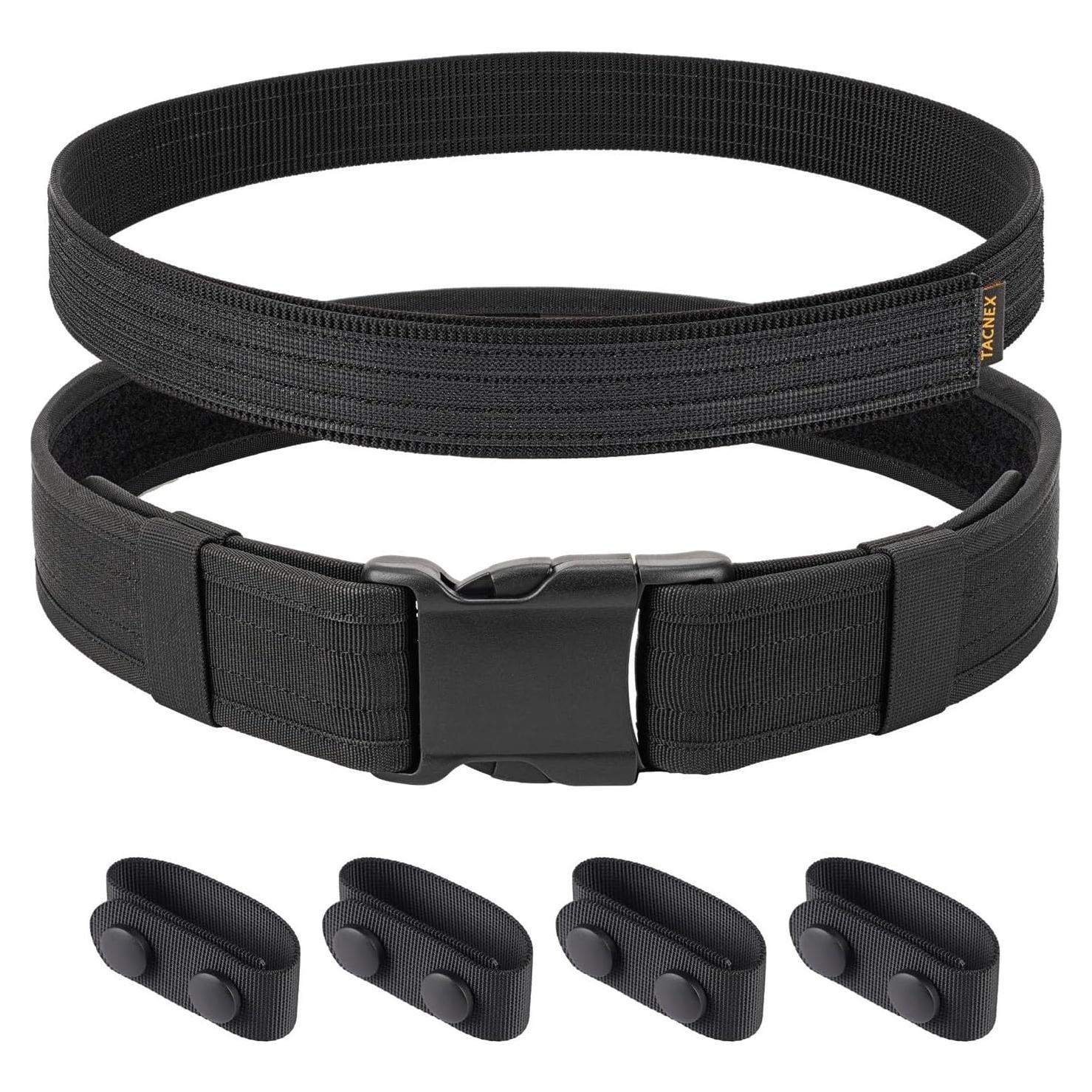 Cinturón de Deber TACNEX 5 cm Nylon 4 Sujetadores Seguridad