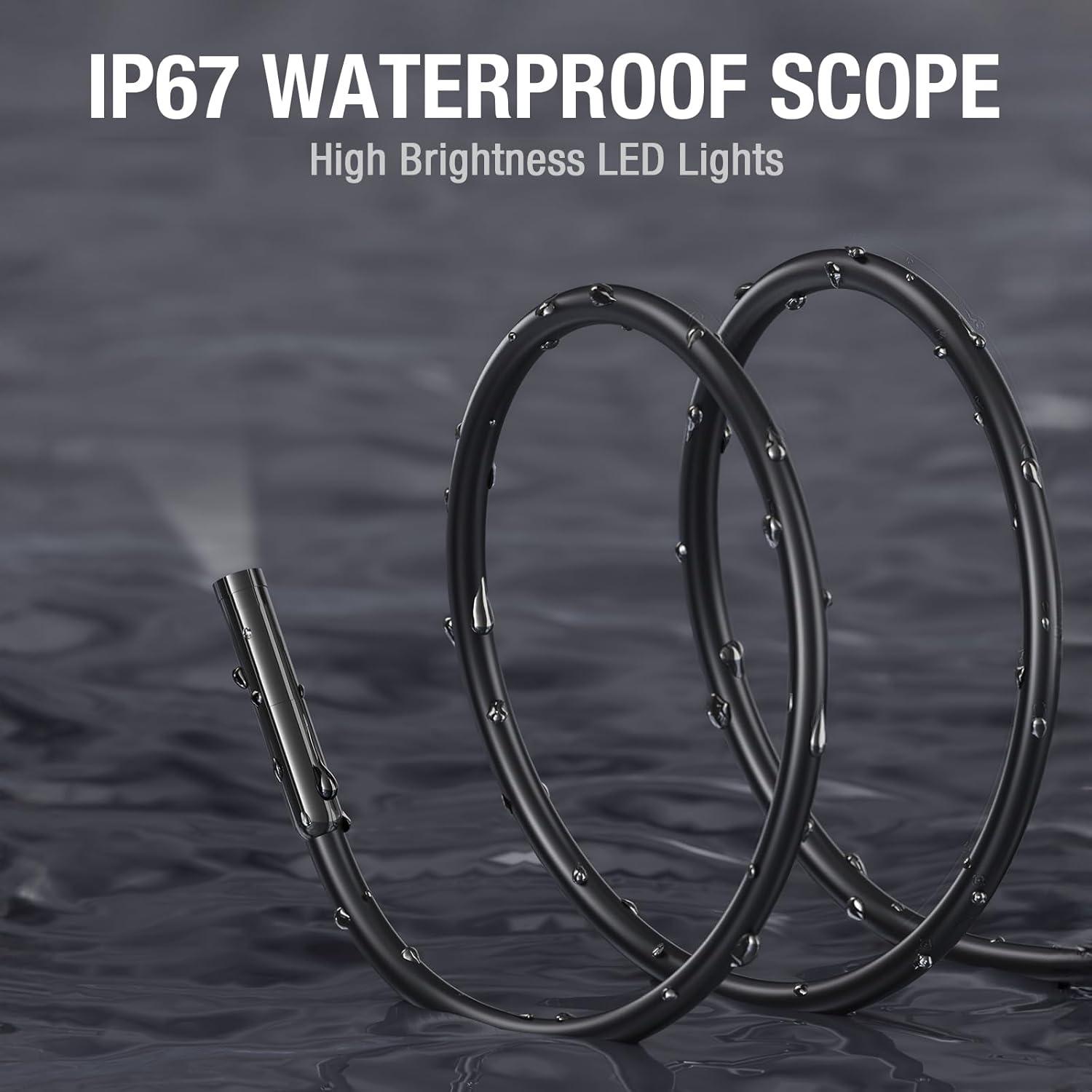 Cámara Endoscópica USB-C Teslong 3m con 8 Luces LED