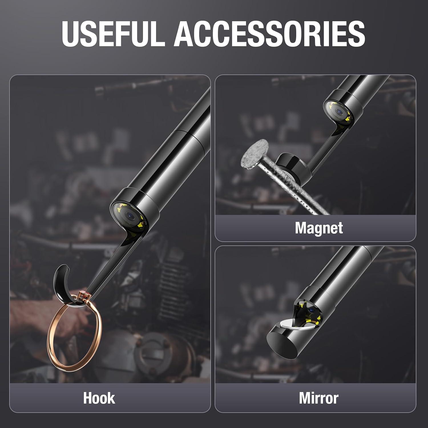 Cámara Endoscópica USB-C Teslong 3m con 8 Luces LED