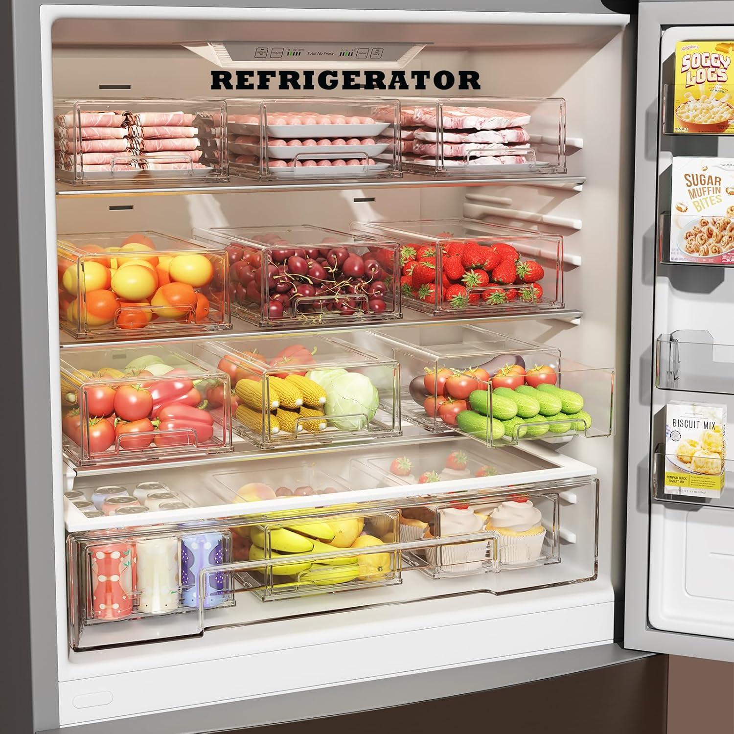 Cajones de Almacenamiento Apilables ORGIDOL 2 Paquete 32x21 cm