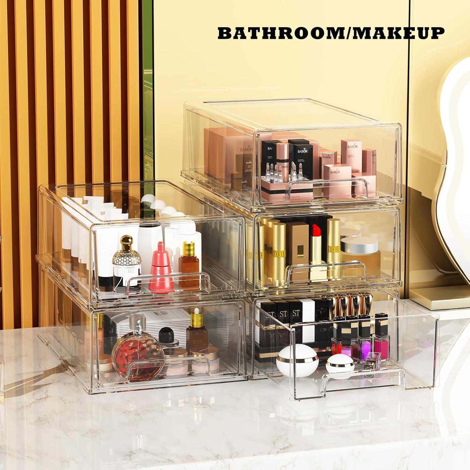 Cajones de Almacenamiento Apilables ORGIDOL 2 Paquete 32x21 cm