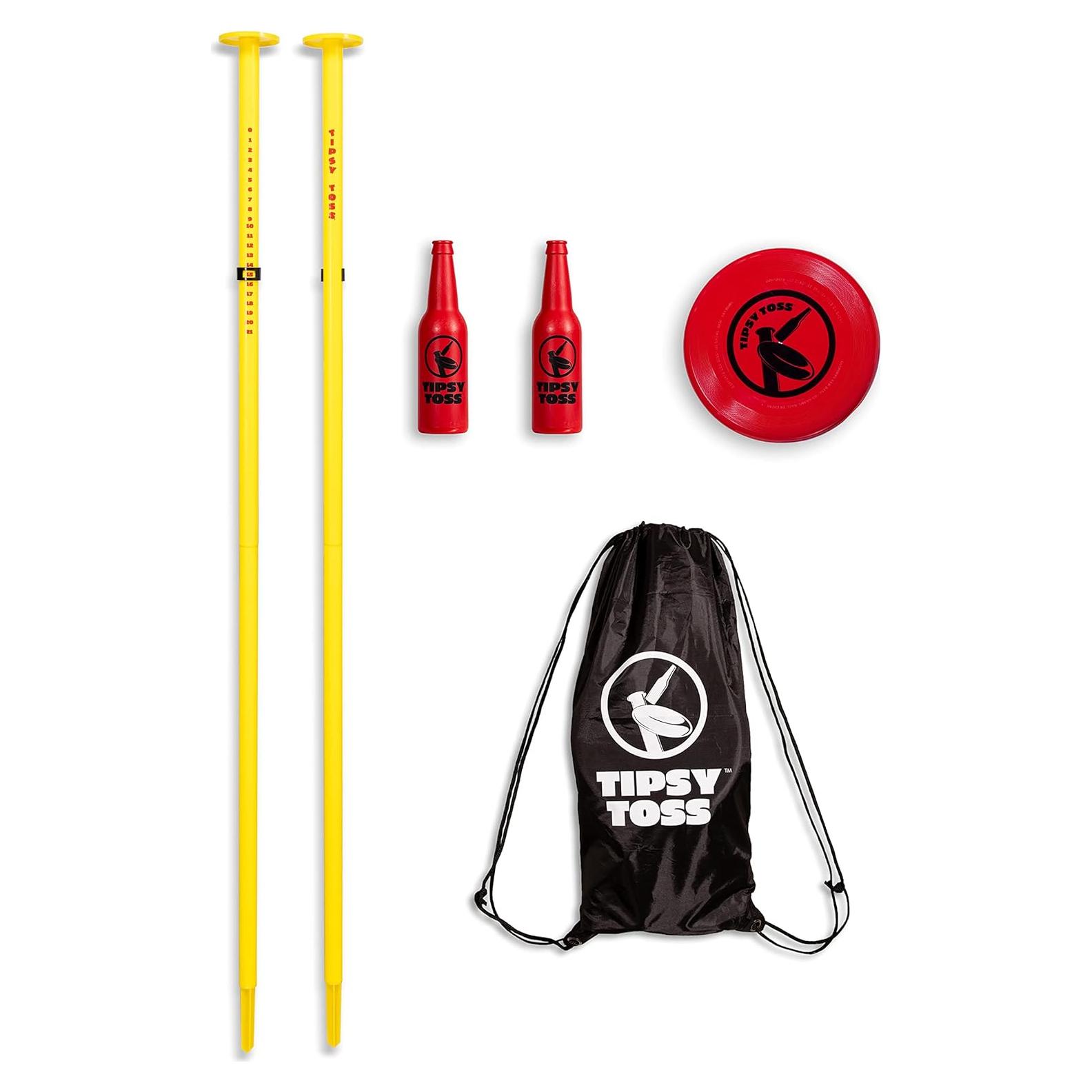Juego Tipsy Toss GoSports - Botellas y Disco Volador