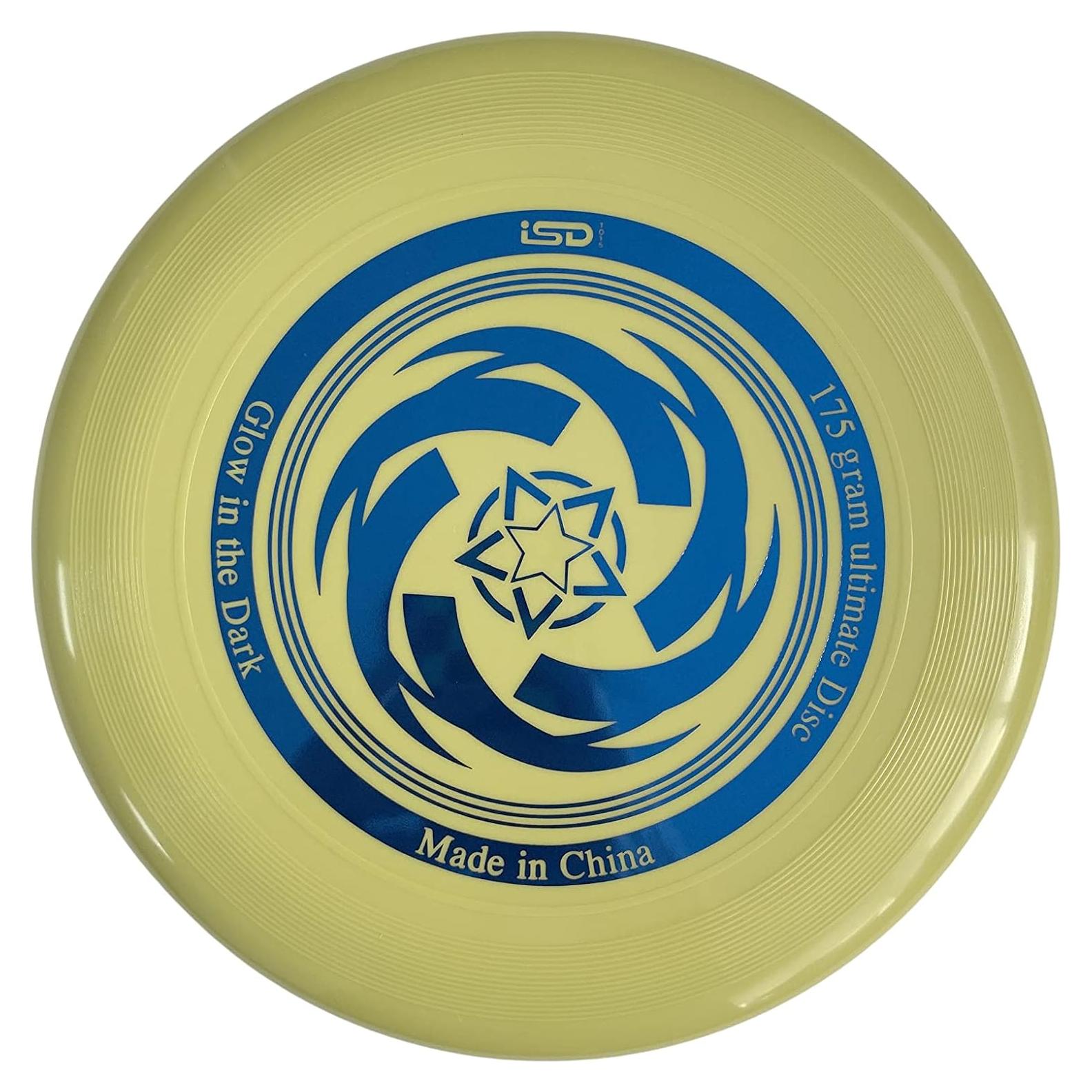 Frisbee Ultimate ISD TOYS Verde Brilla en la Oscuridad 27 cm