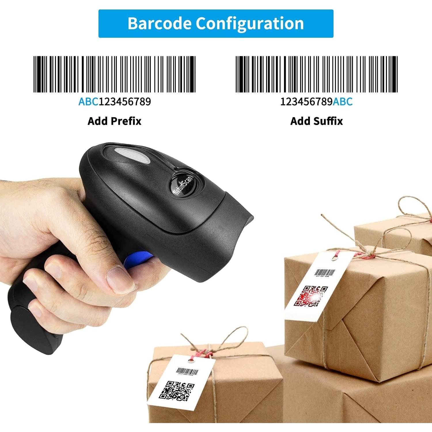 Escáner de Código de Barras 1D NetumScan Bluetooth Inalámbrico