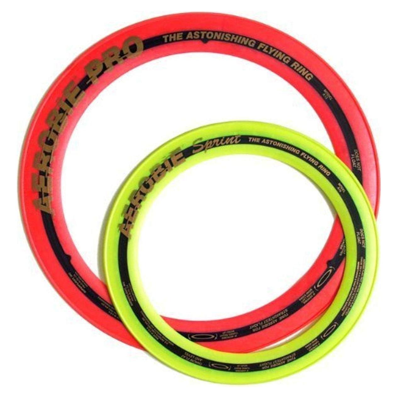 Conjunto Anillos Voladores Aerobie Pro y Sprint 10/13 cm