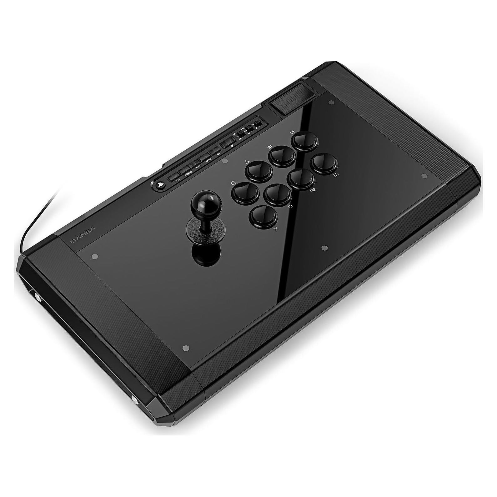 Joystick Qanba Q7 Obsidiana 2 con Cable para PS5/PS4/PC