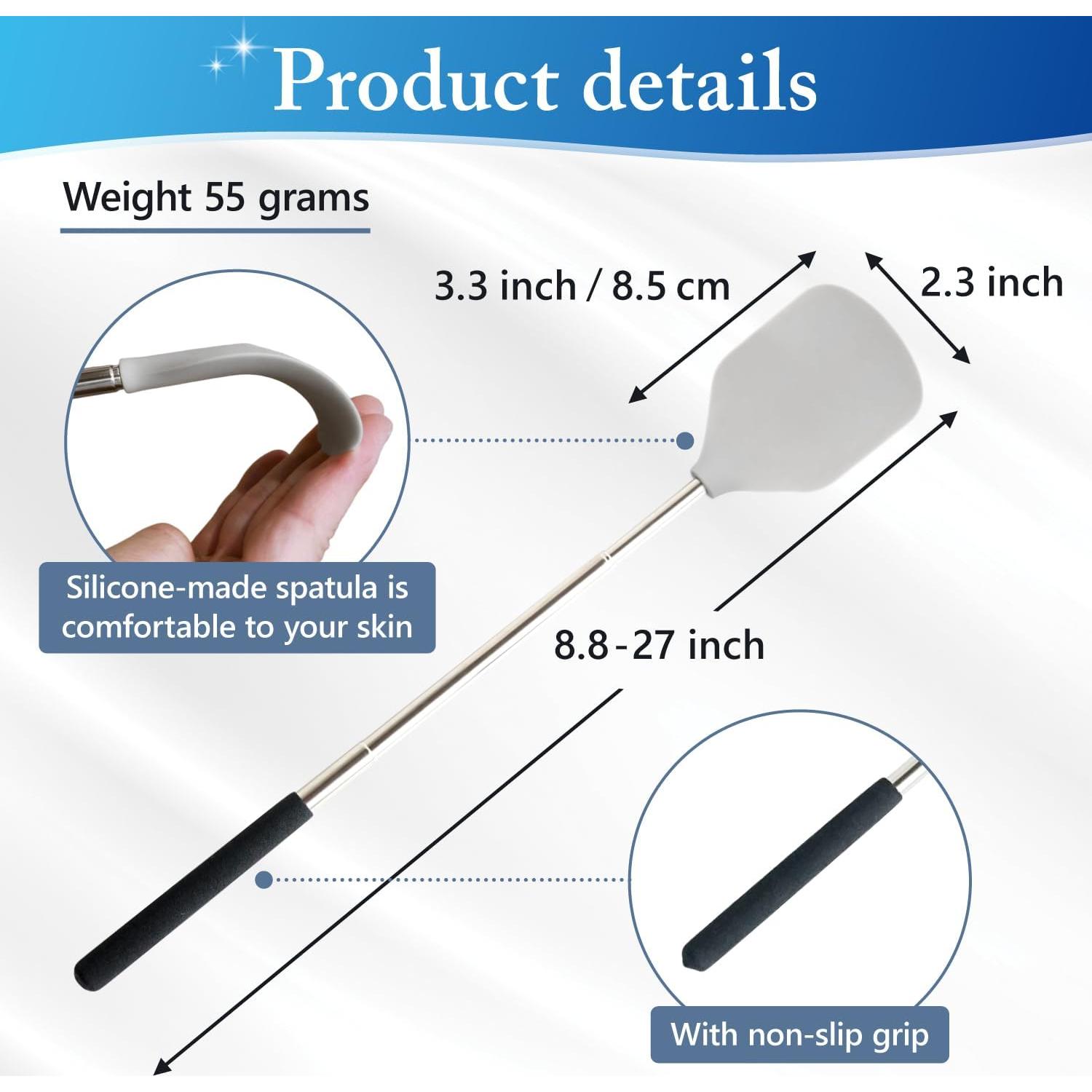 Aplicador de Crema FieldSora con Mango Telescópico 68.5 cm