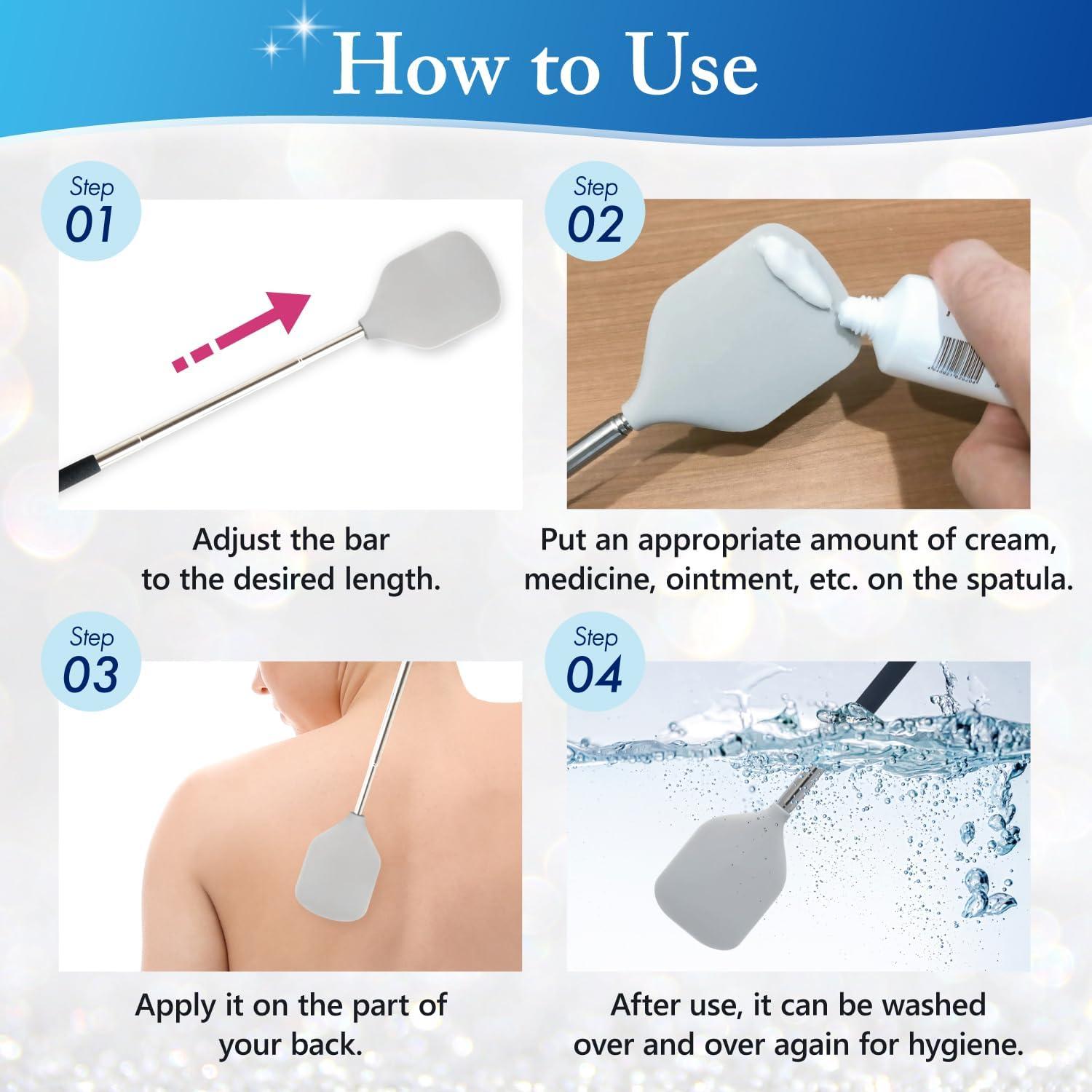 Aplicador de Crema FieldSora con Mango Telescópico 68.5 cm