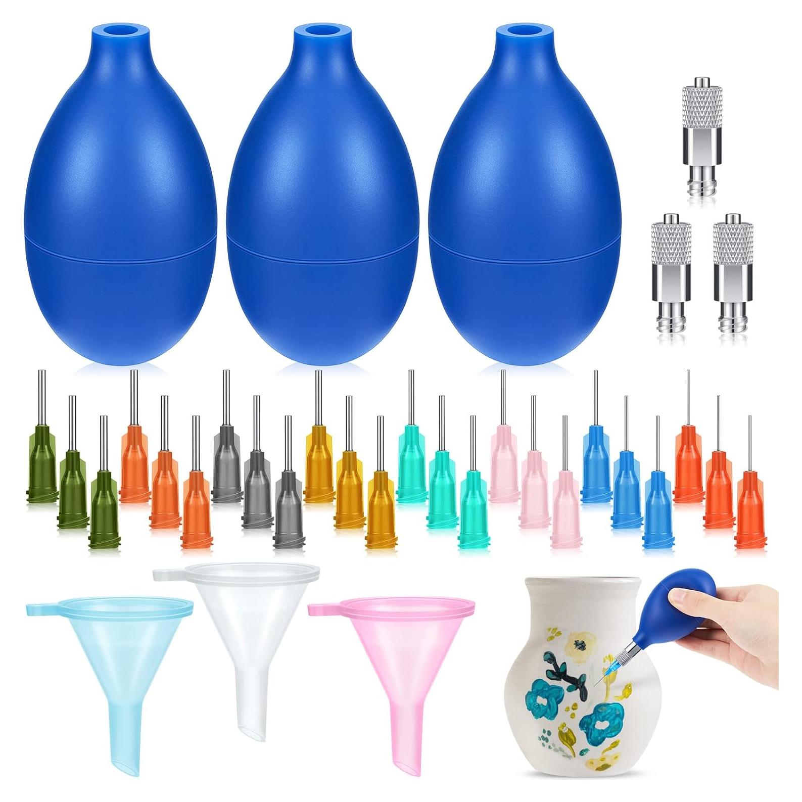 Juego de Aplicadores de Precisión Frienda para Cerámica Azul