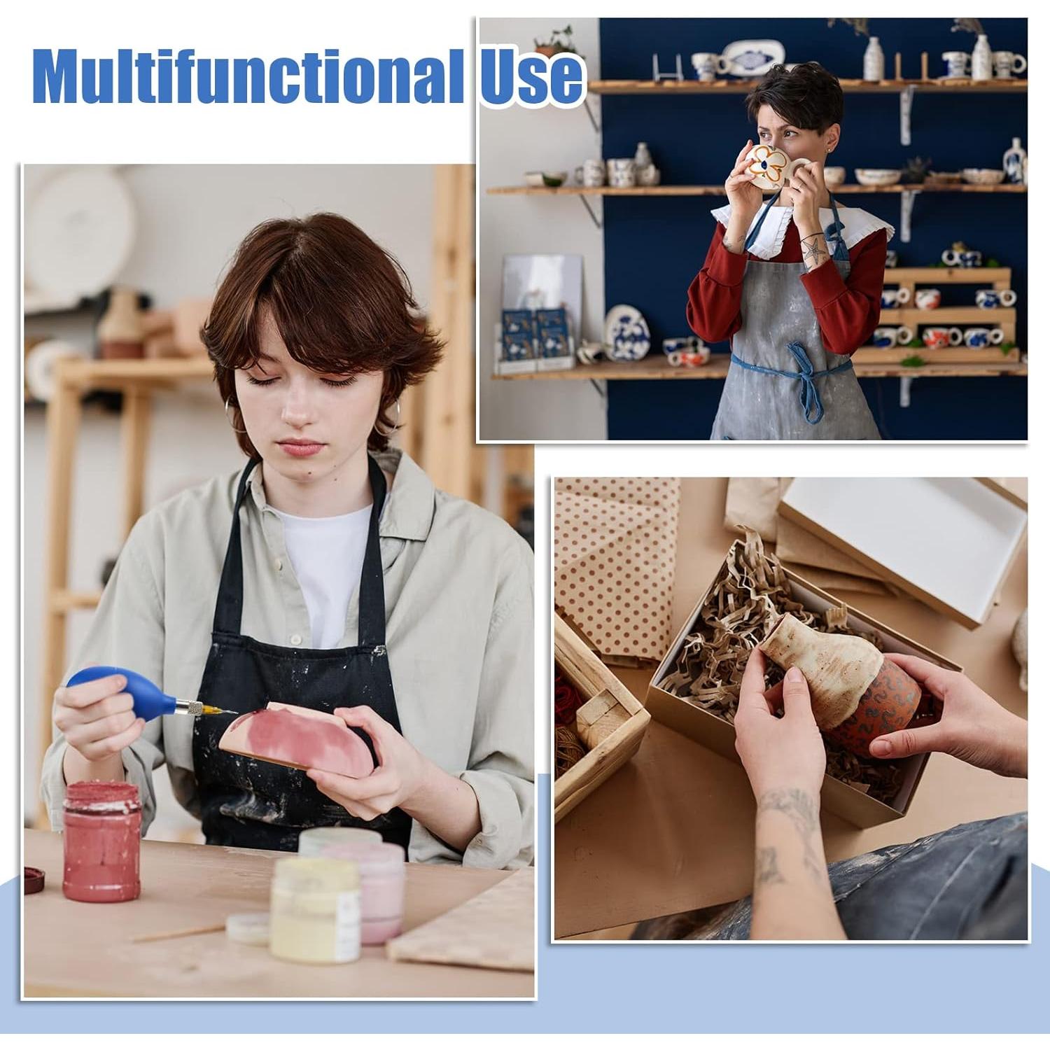 Juego de Aplicadores de Precisión Frienda para Cerámica Azul