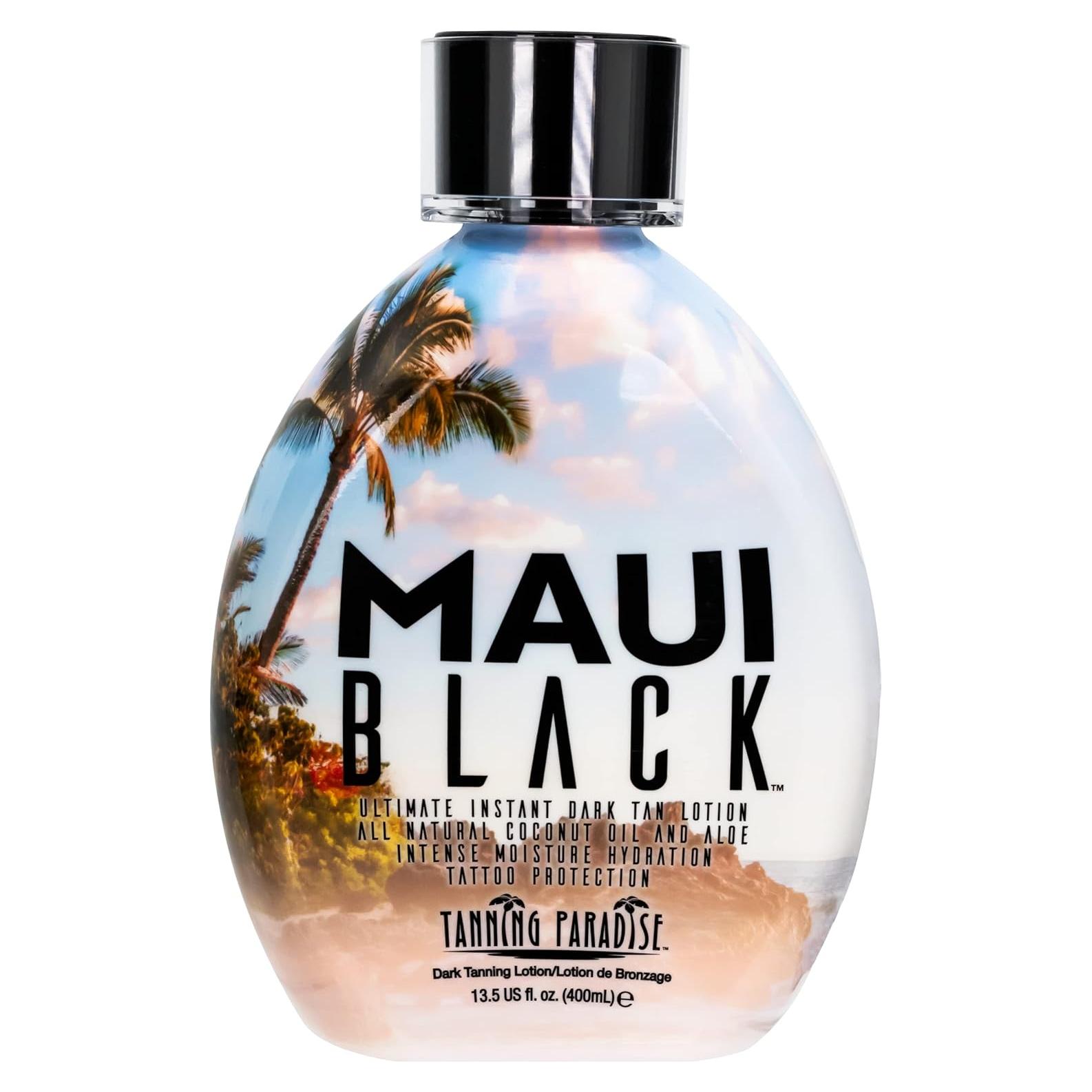 Loci&oacute;n Bronceadora Tanning Paradise Maui Black 400ml