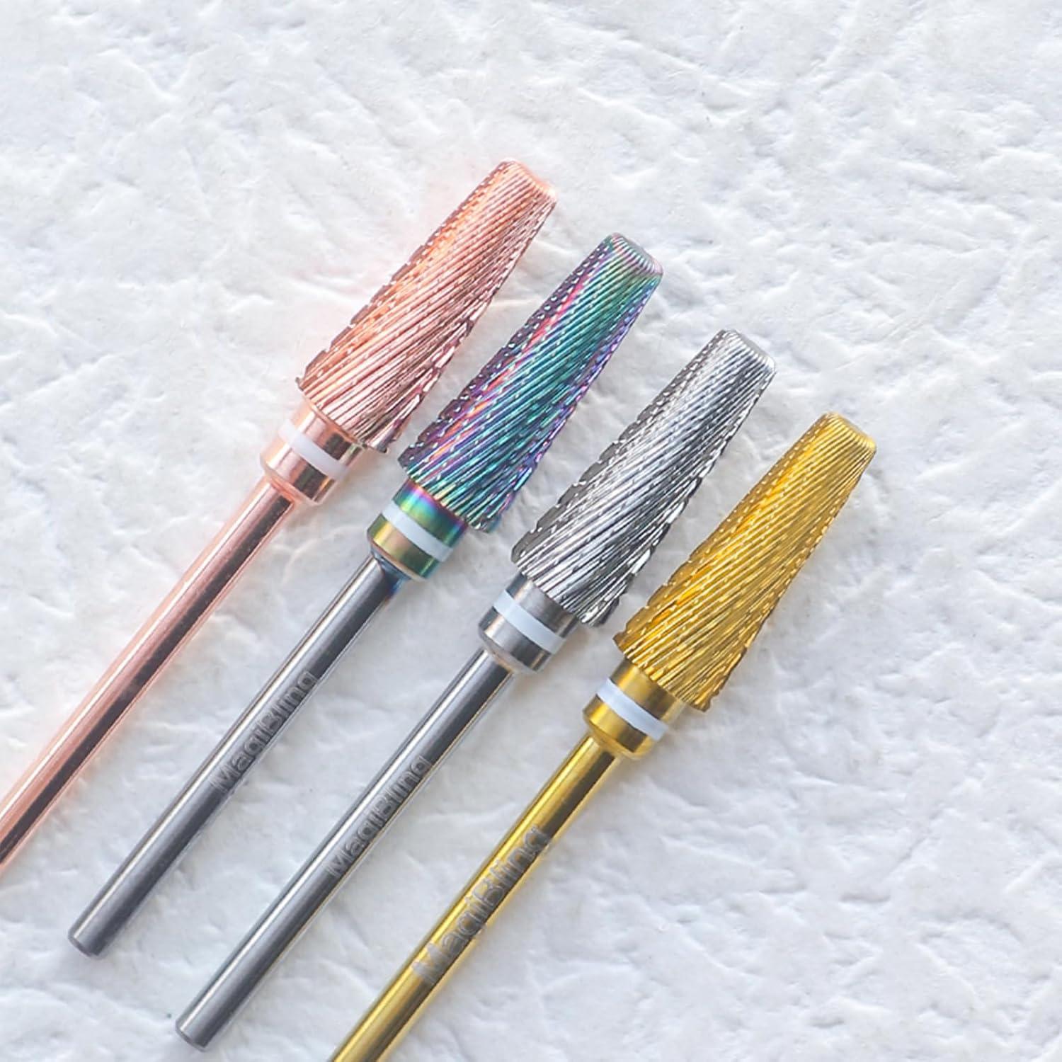 Broca de Uñas 5 en 1 MagiBling Dorada Carburo Tungsteno