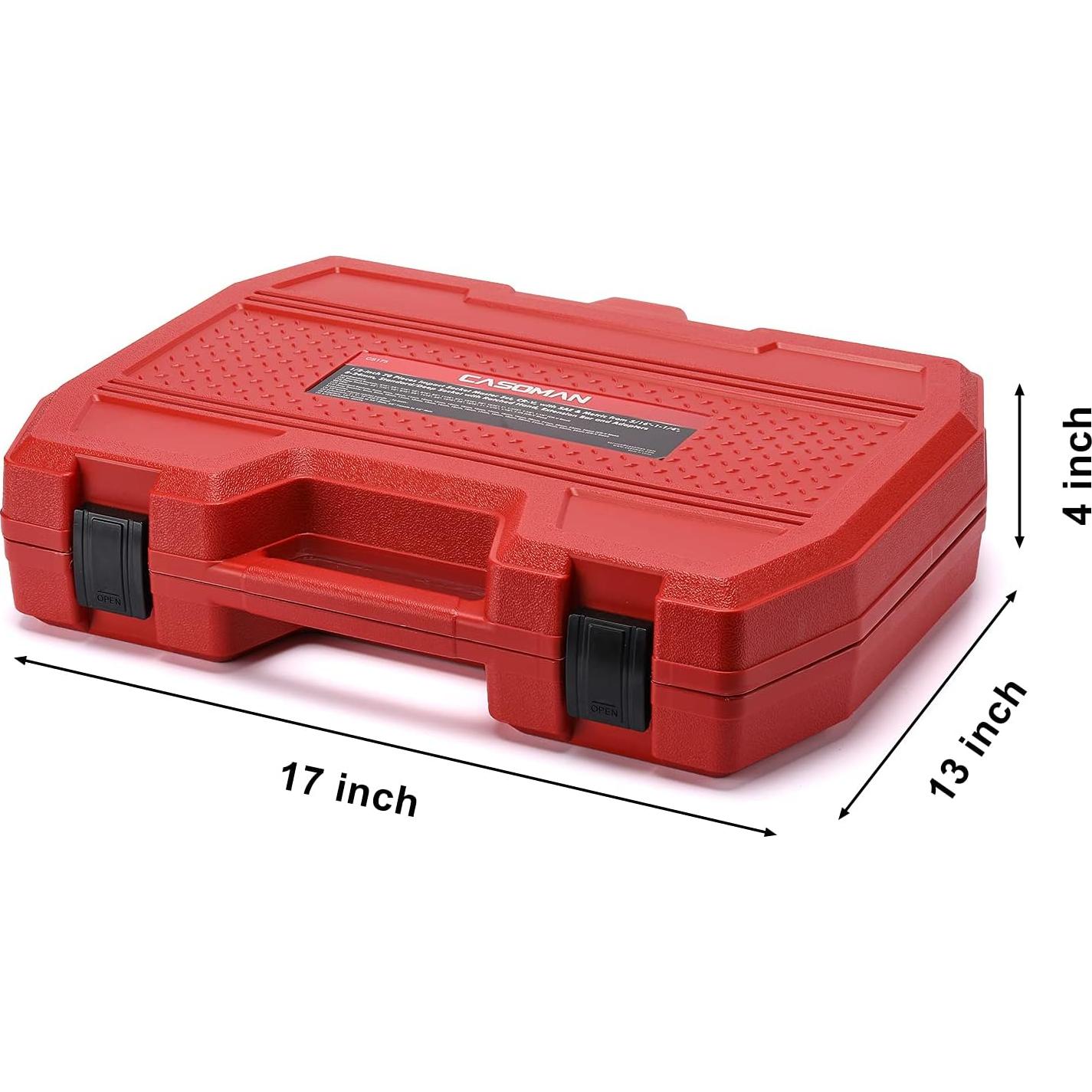 Juego Maestro de 70 Piezas Enchufes de Impacto 1/2" CASOMAN