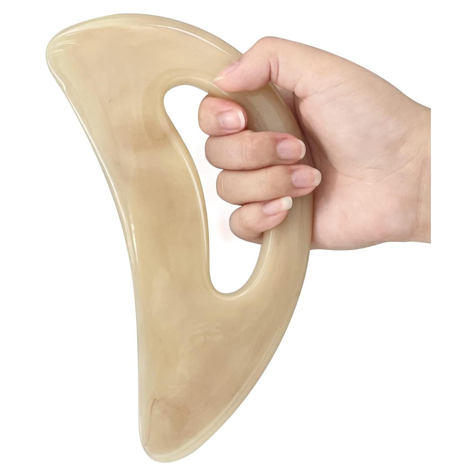 Herramienta de Masaje Gua Sha Grande AICNLY - Resina Anti Celulitis