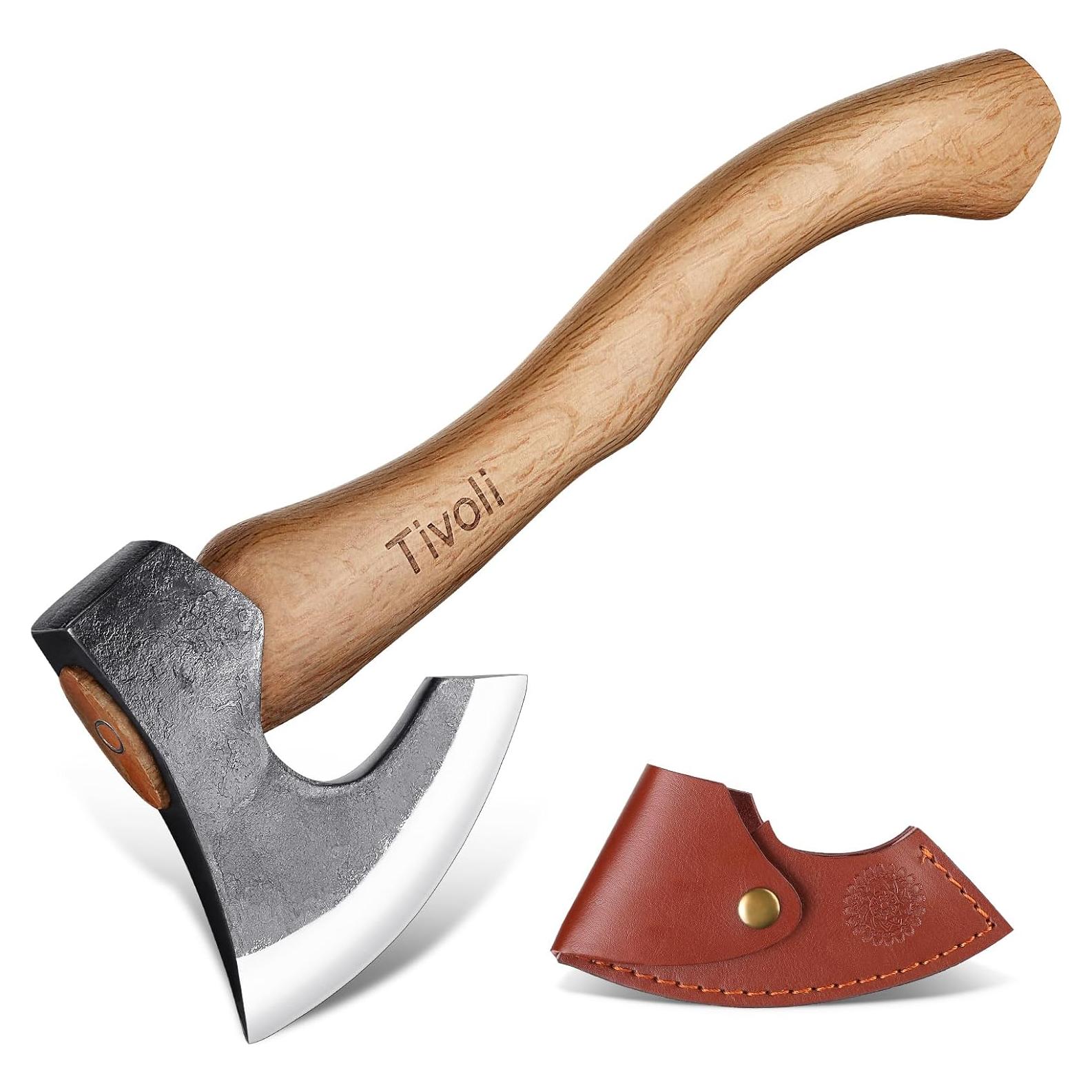 Hacha de Camping TIVOLI 15" Acero Carbono Mango Fresno