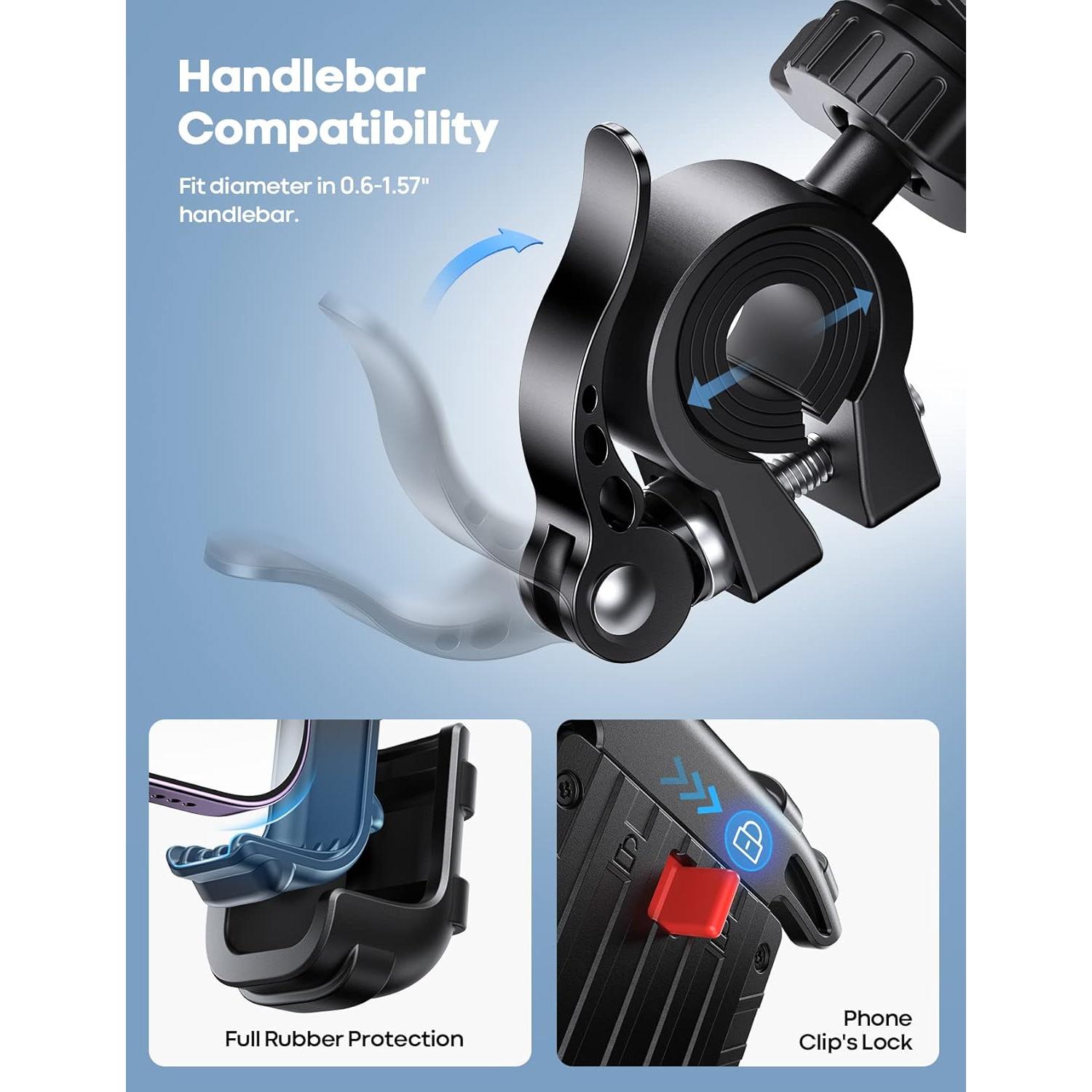 Soporte para Teléfono Lamicall BM02 para Bicicleta y Moto