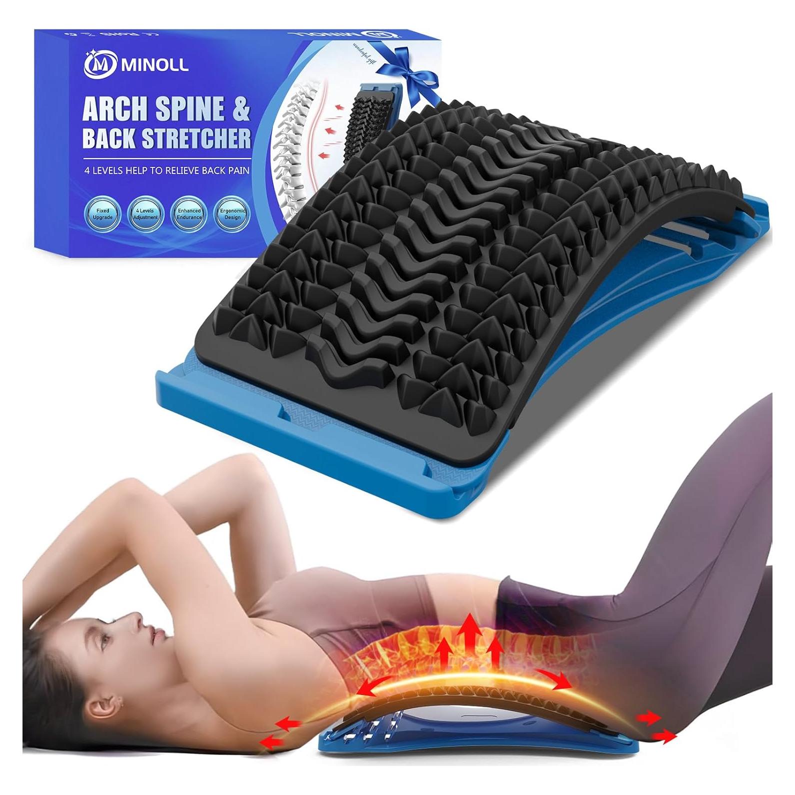 Estirador de Espalda MINOLL Ajustable 4 Niveles Alivio Dolor