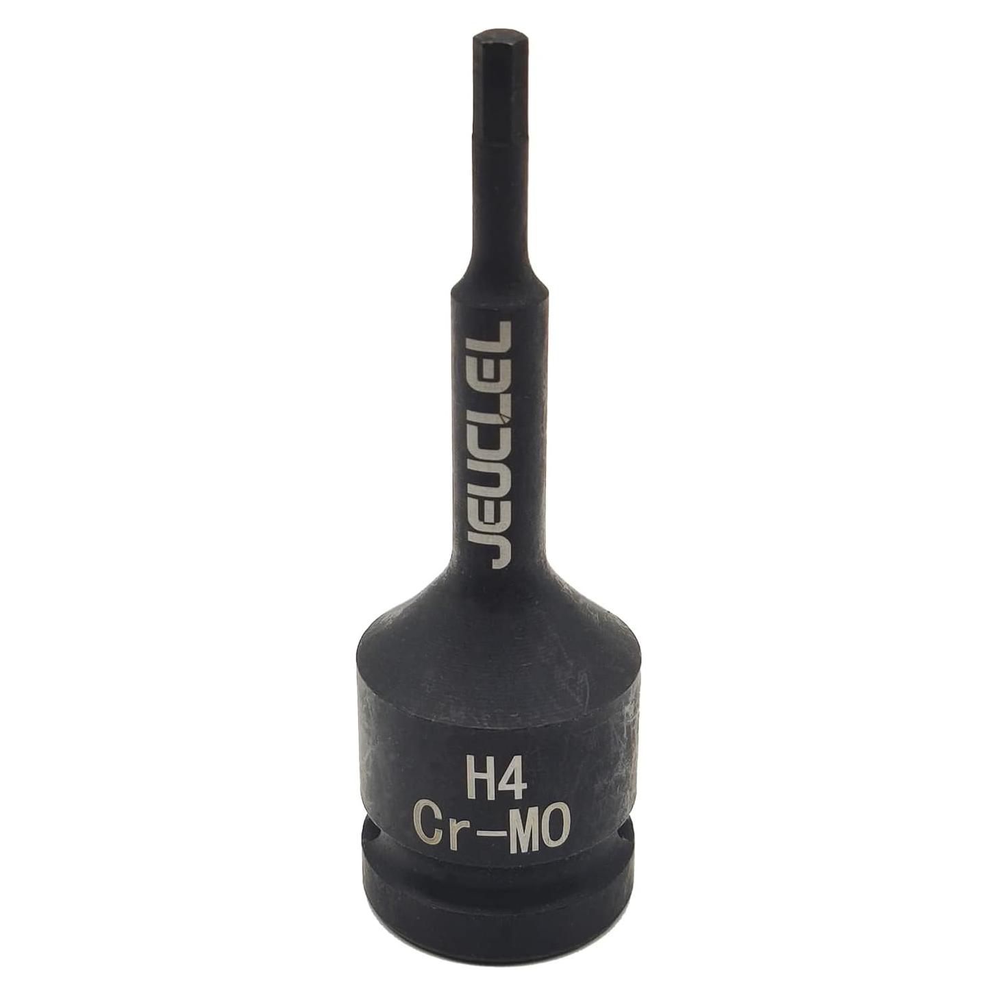 Socket de Impacto Hexagonal 4mm JEUCLEL 1/2" Cr-Mo