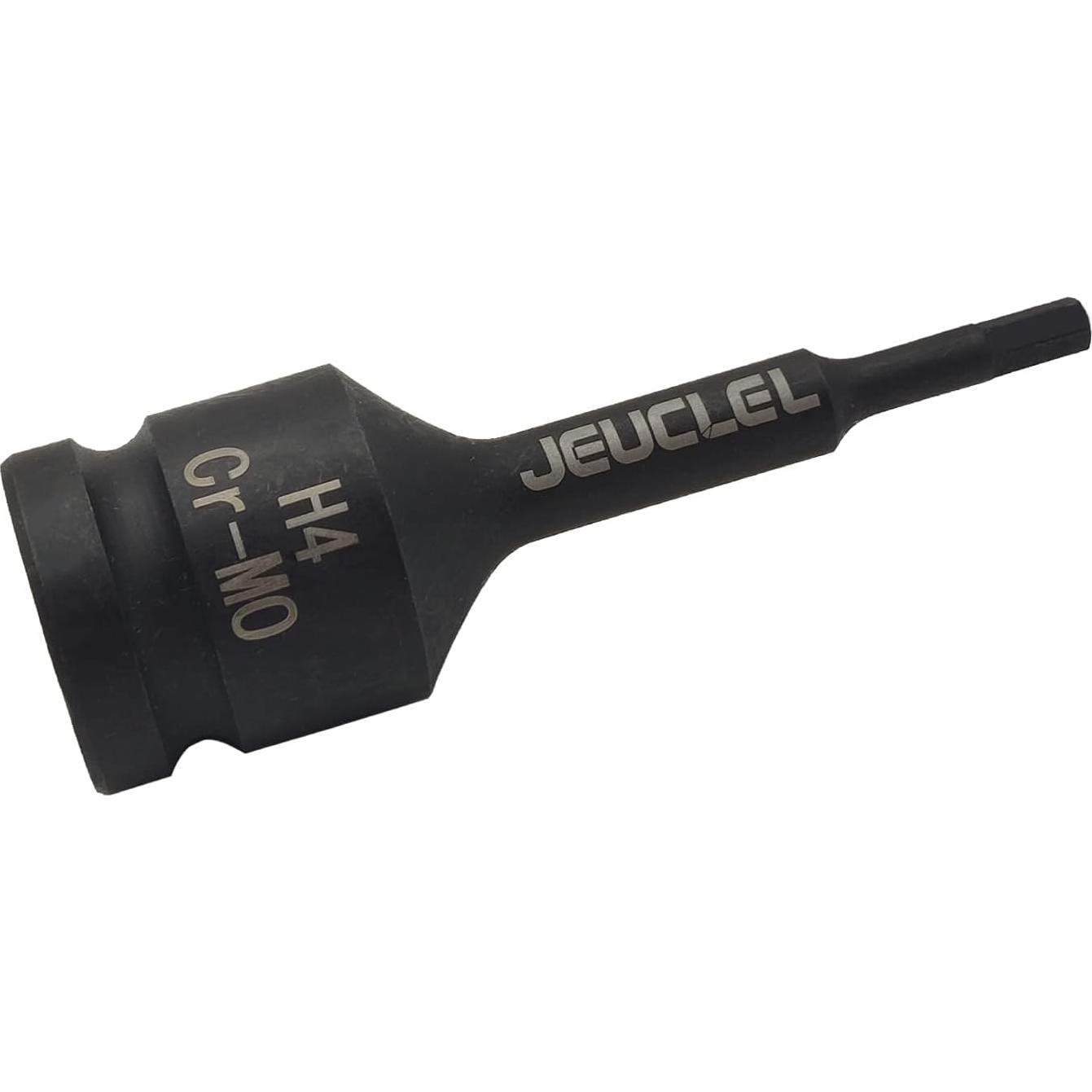 Socket de Impacto Hexagonal 4mm JEUCLEL 1/2" Cr-Mo