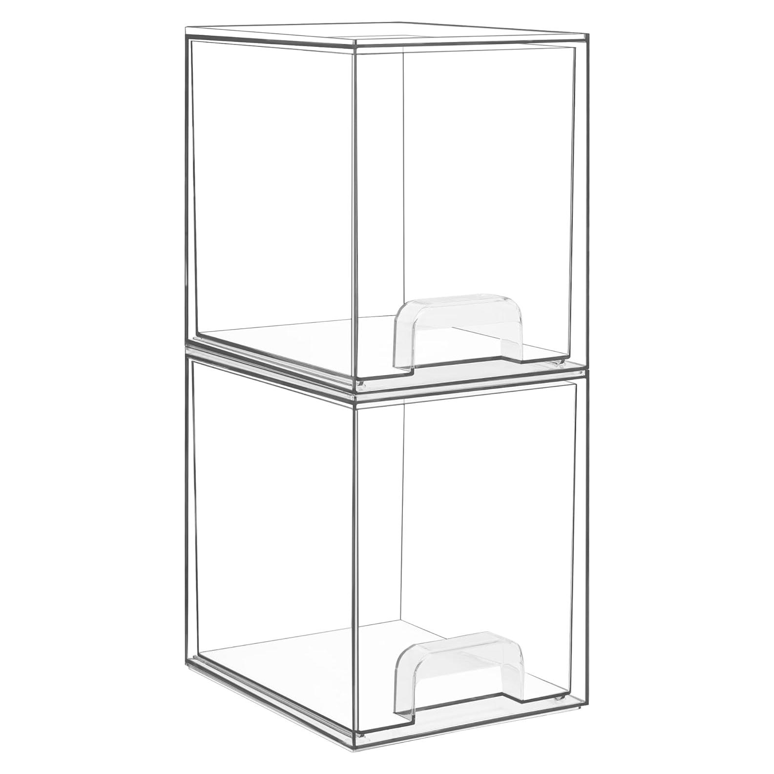 Cajones de Almacenamiento Apilables Vtopmart 2 Paquete 19.3x15.2x19.3 cm