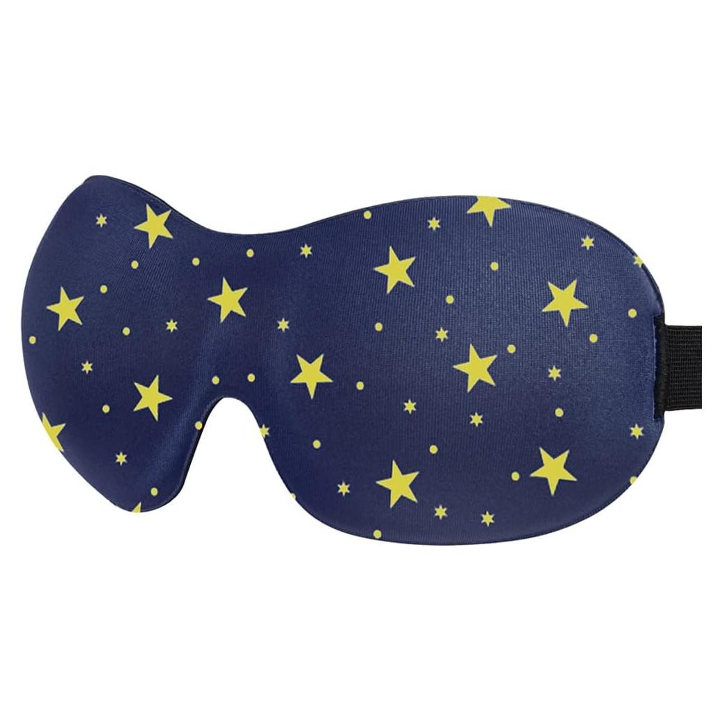 Máscara de Sueño AMAZKER 3D Contorneada para Ojos - 2 Unidades