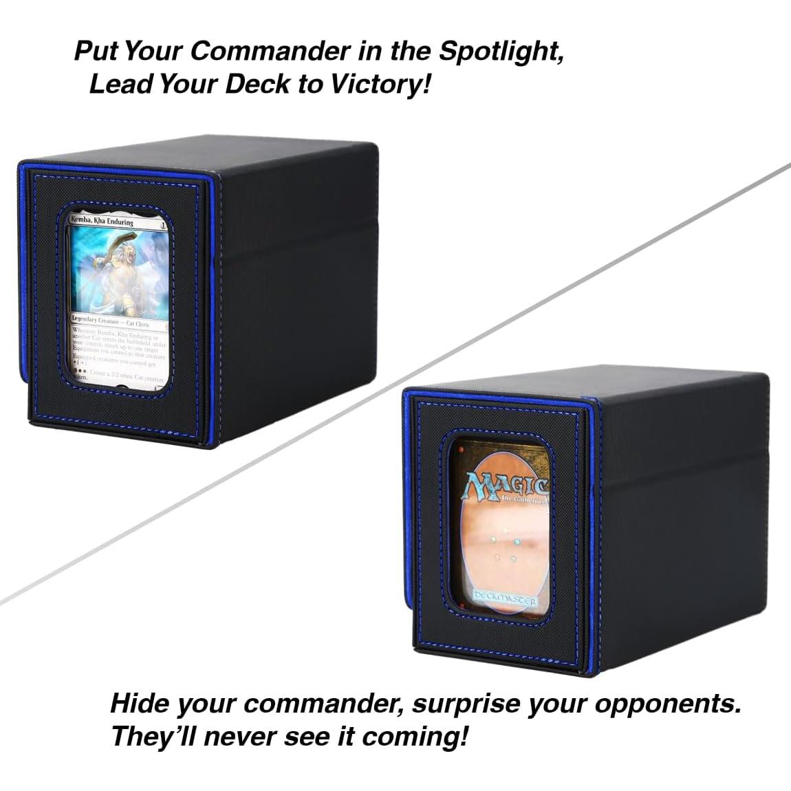 Caja de Deck Venssu para Commander con Soporte y Divisores