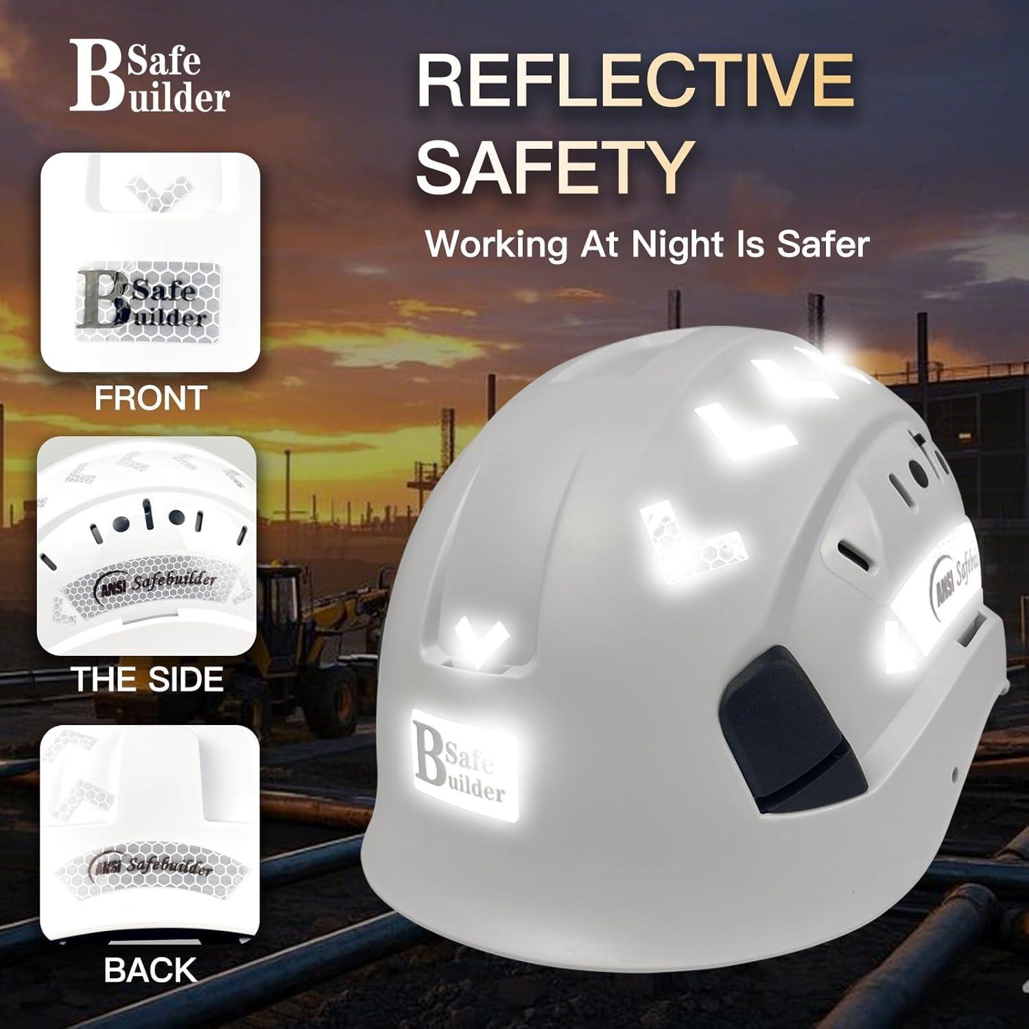 Casco de Seguridad SAFEBUILDER CR06 Ajustable Blanco
