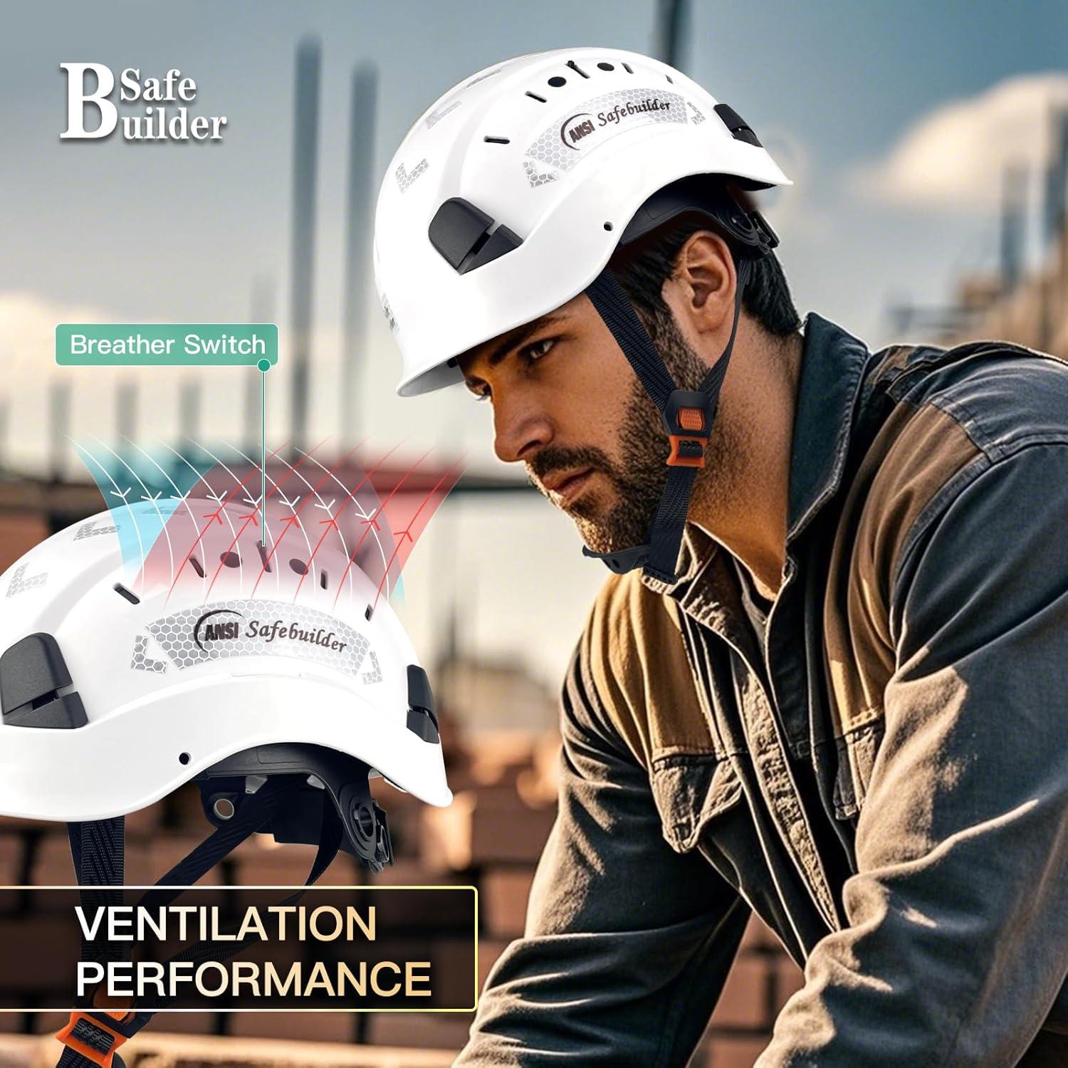 Casco de Seguridad SAFEBUILDER CR06 Ajustable Blanco