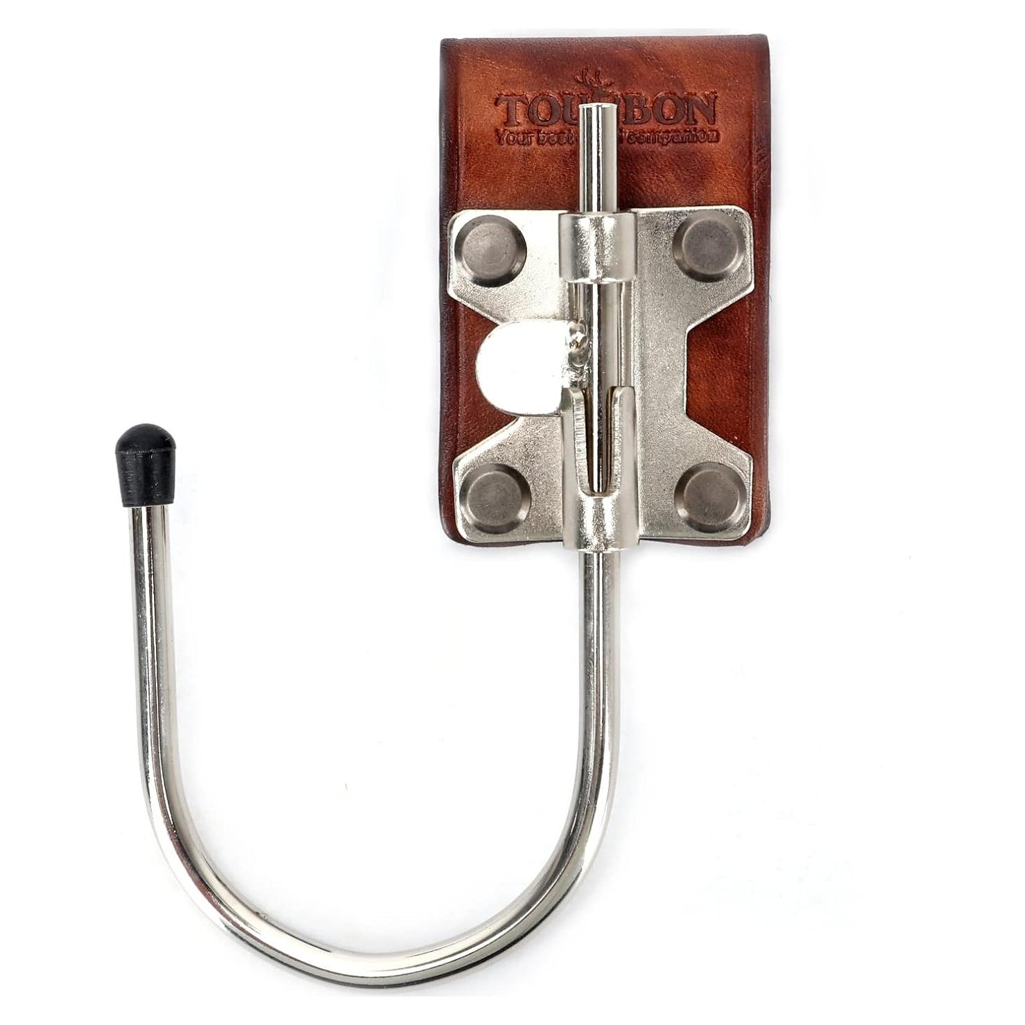 Soporte de Taladro TOURBON de Cuero para Cinturón 5,08 cm