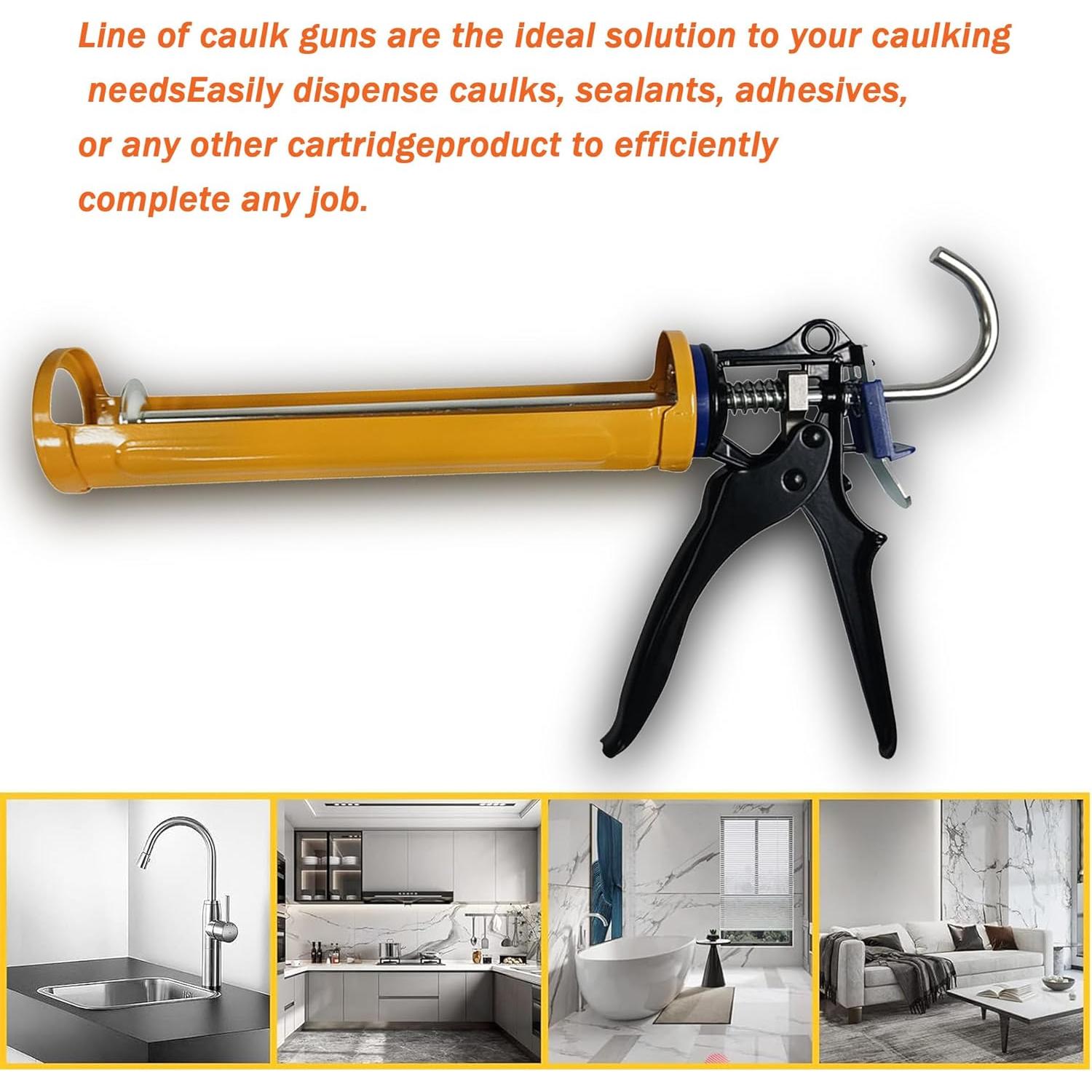 Juego de Pistolas de Calafateo DGHUASEN 34 cm 10:1 Profesional