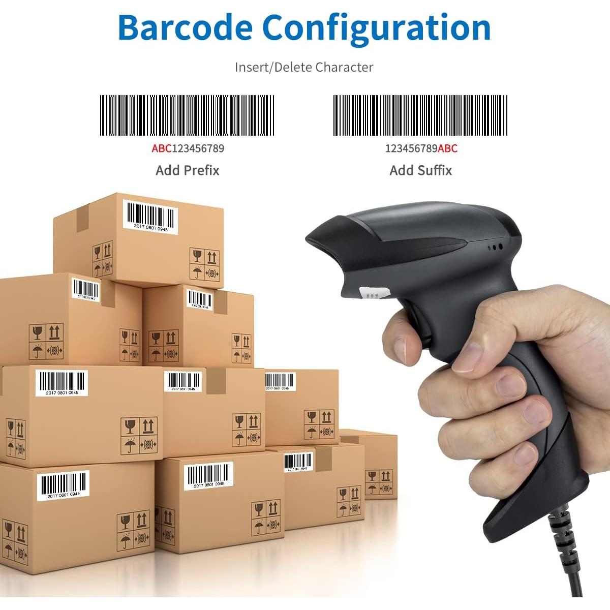 Escáner de Código de Barras NETUM NT-M1 USB 1D de Mano