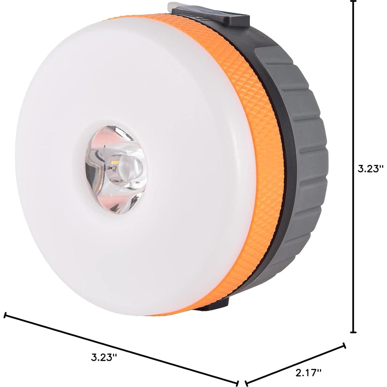 Linterna LED de Camping LIT-PaTH Recargable 2200 mAh Naranja