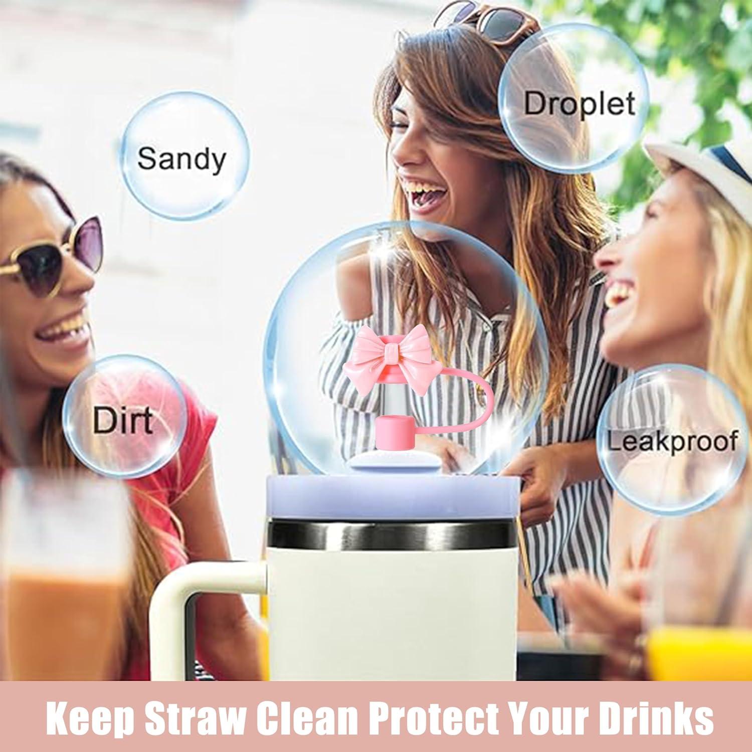 8 Tapas de Silicona para Popote Stanley 30/40 Oz SEMATA